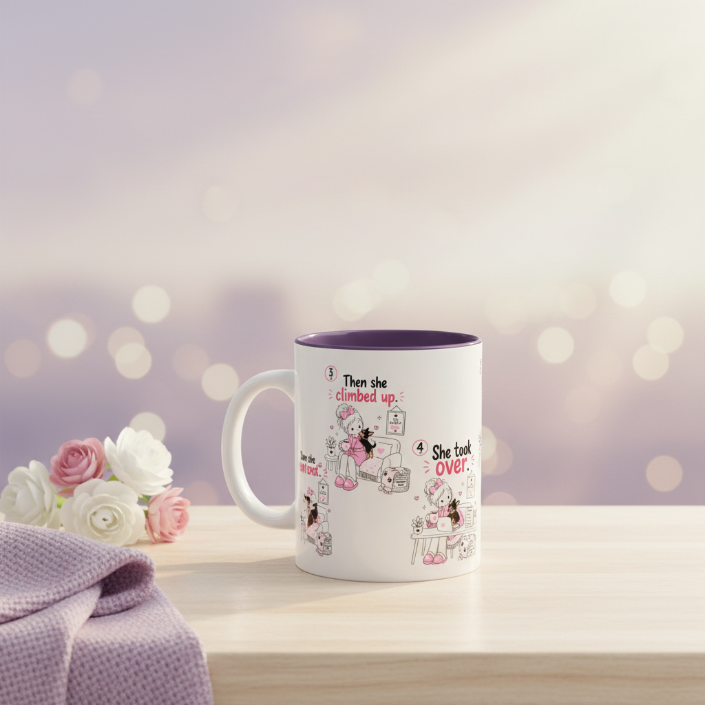 She Demands Constant Cuddles Mug | Chihuahua Mom Gift | Funny Dog Mom Coffee Cup