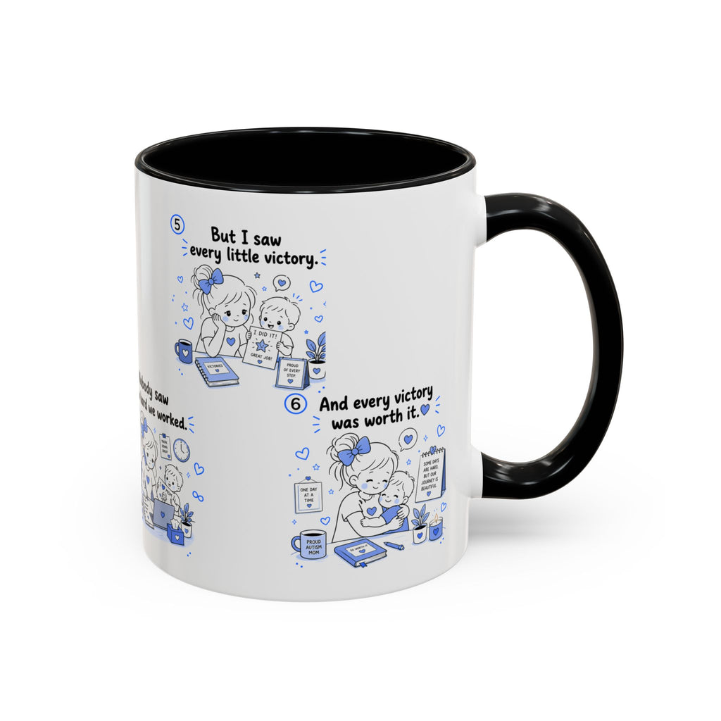 Autism Mom Coffee Mug Every Little Victory Matters