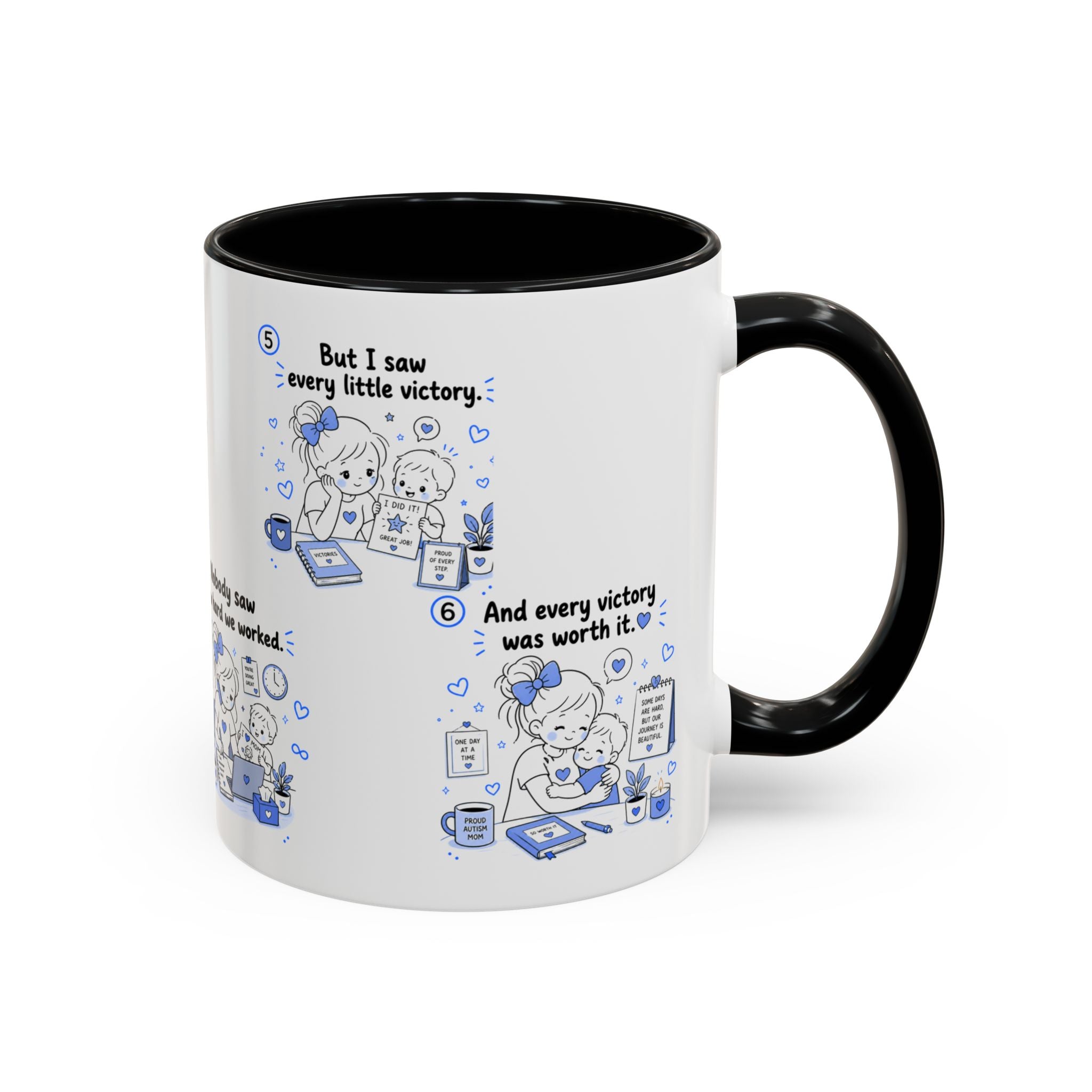 Autism Mom Coffee Mug Every Little Victory Matters