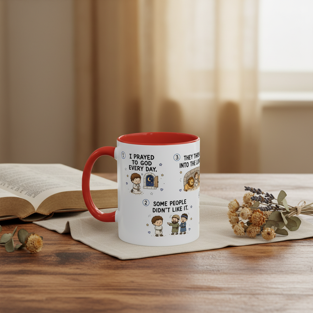 Daniel and the Lions’ Den Mug | Bible Story Gift