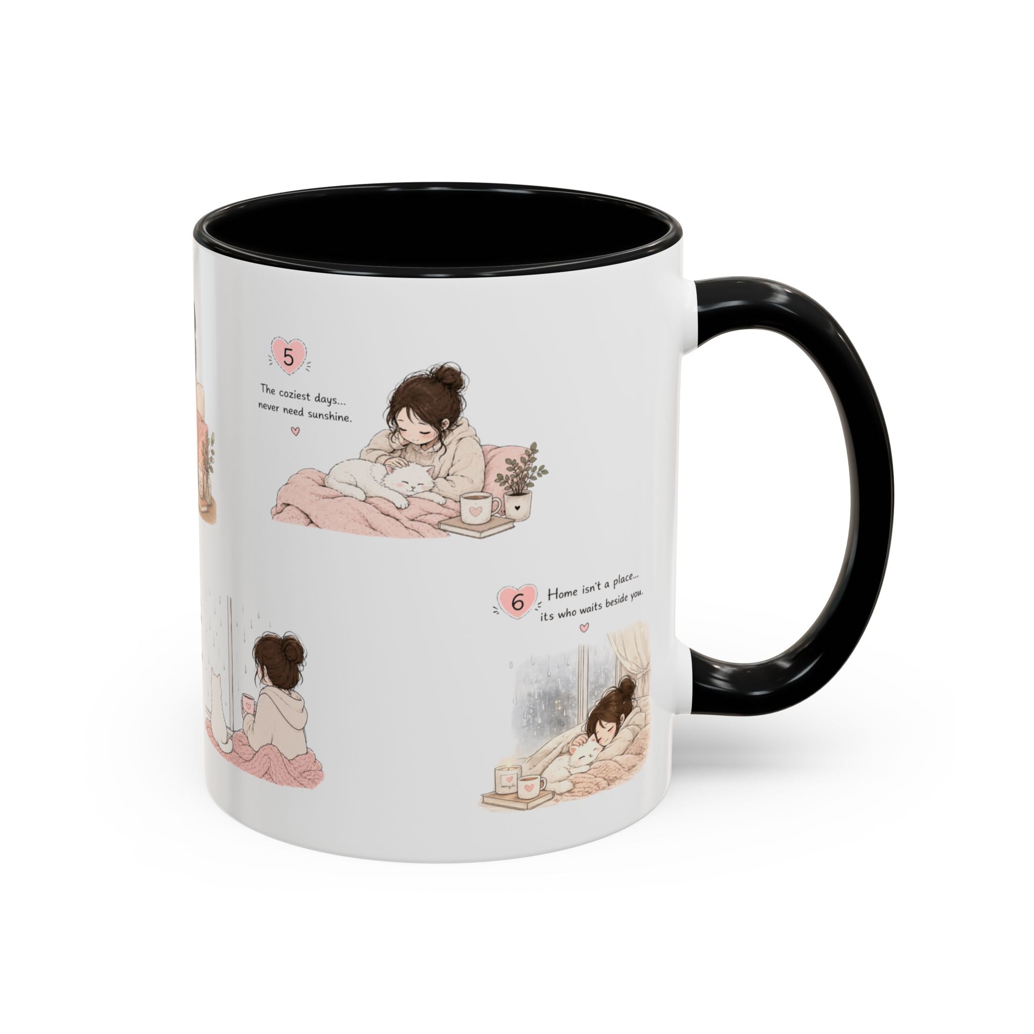 Cozy Self-Care Routine Mug | Cute Self Care Coffee Mug | Cozy Morning Gift | Doodle Story Mug | Healing Slowly Club