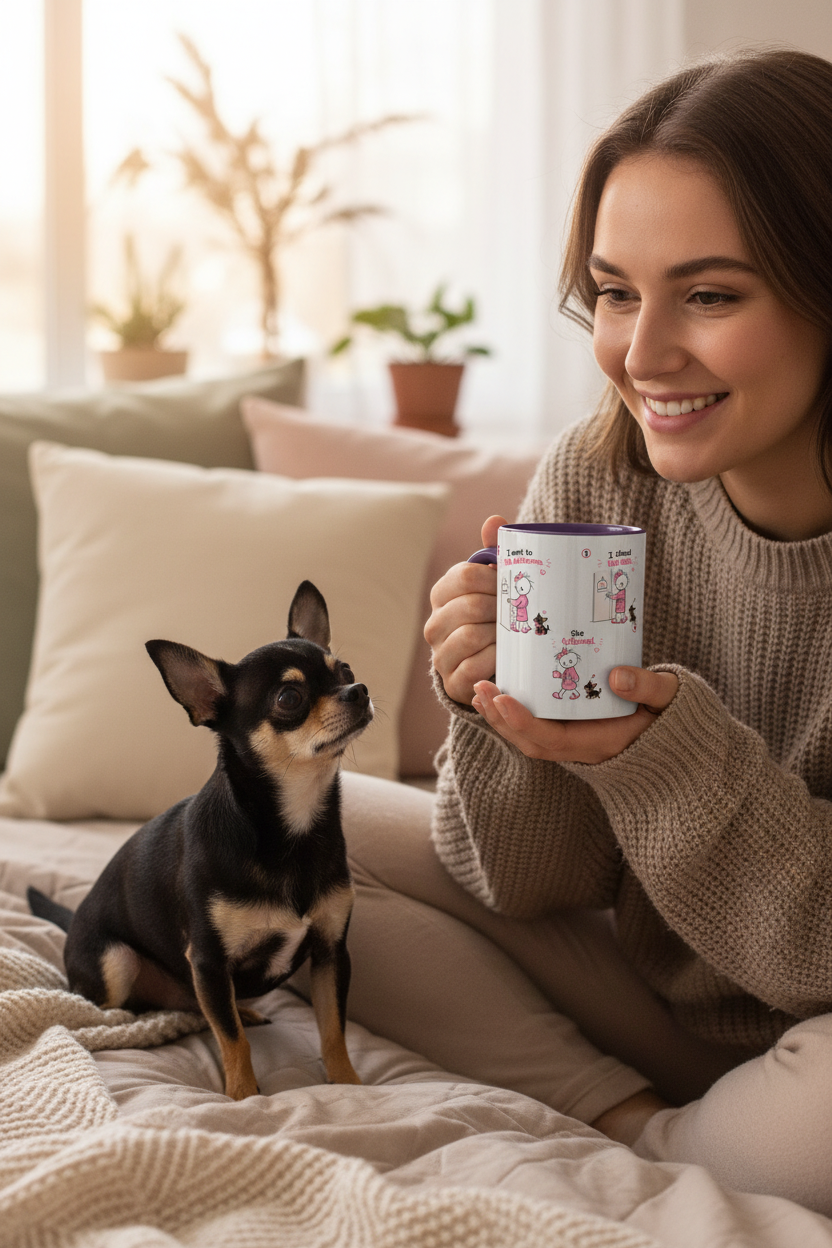 Chihuahua Mom Mug | Funny Dog Mom Coffee Mug Gift for Chihuahua Lovers