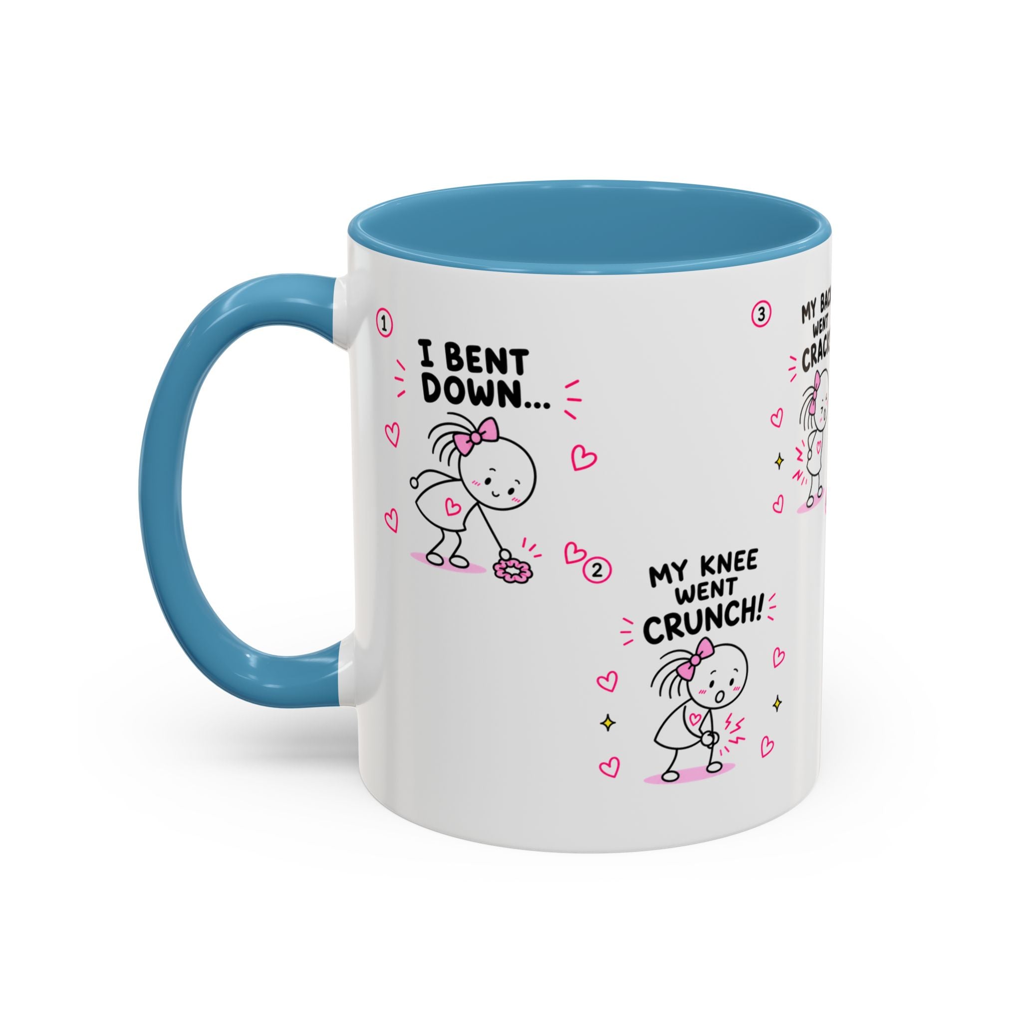 Crunchy Girl Mug | Funny Spine Puns Gift