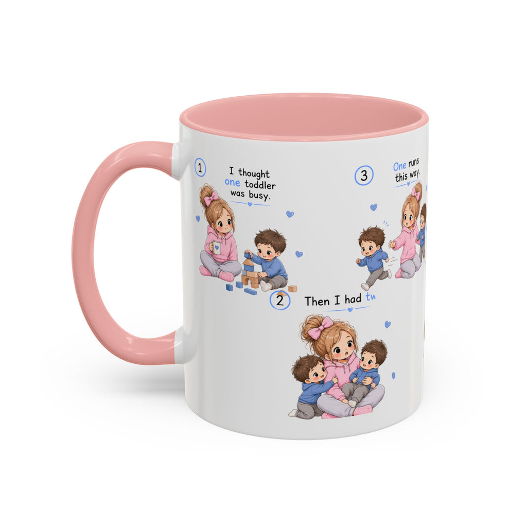 Twin Mom Mug Double the Chaos Double the Love Coffee Cup