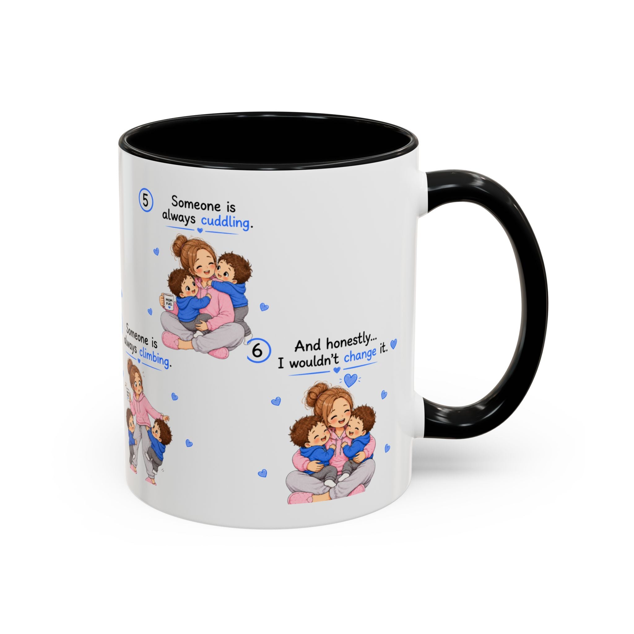 Someone Is Always Cuddling Mug | Twin Mom Gift