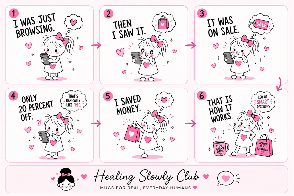 Retail Therapy Mug | Funny Shopping Gift for Shopaholics