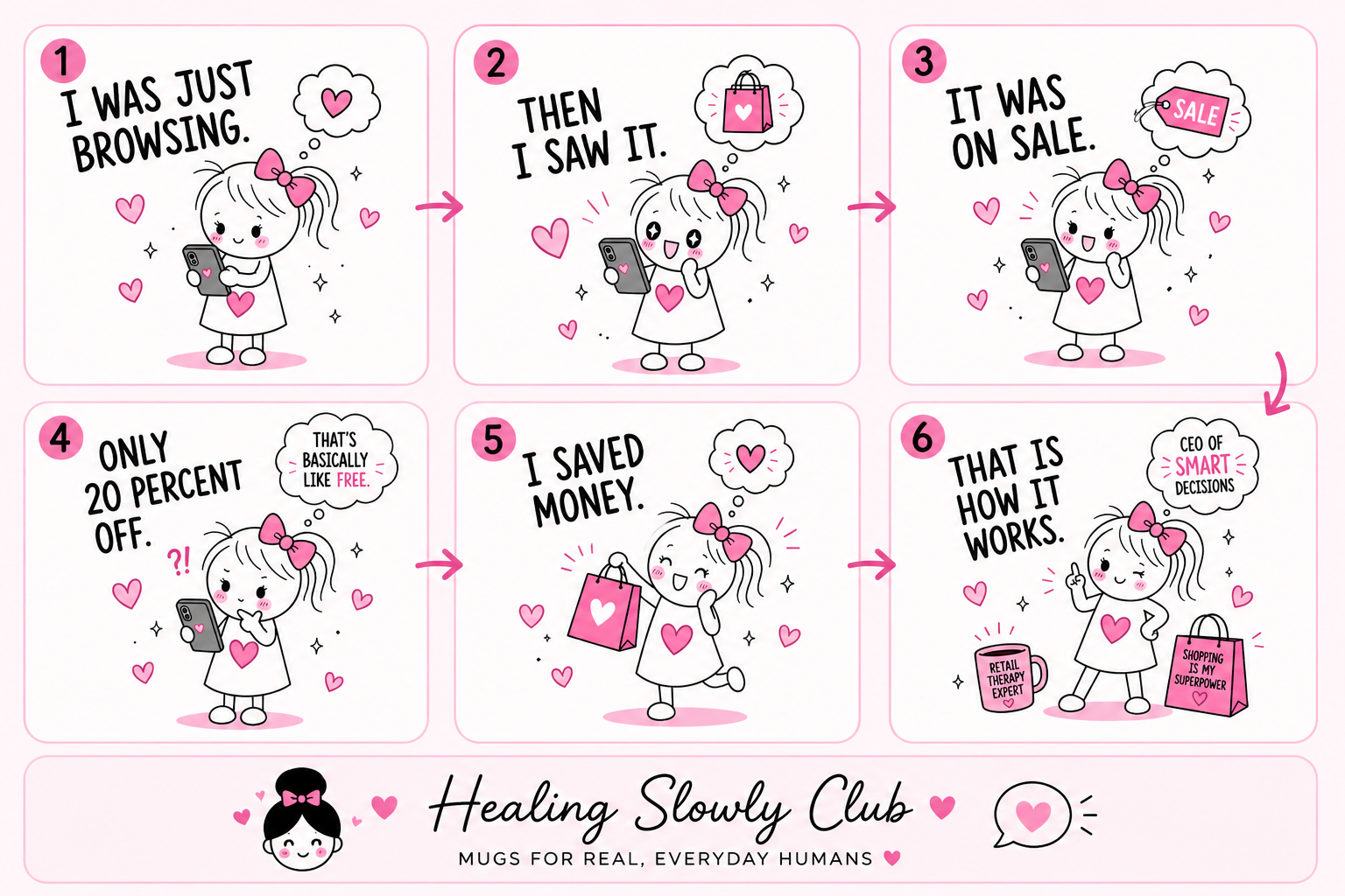 Retail Therapy Mug | Funny Shopping Gift for Shopaholics