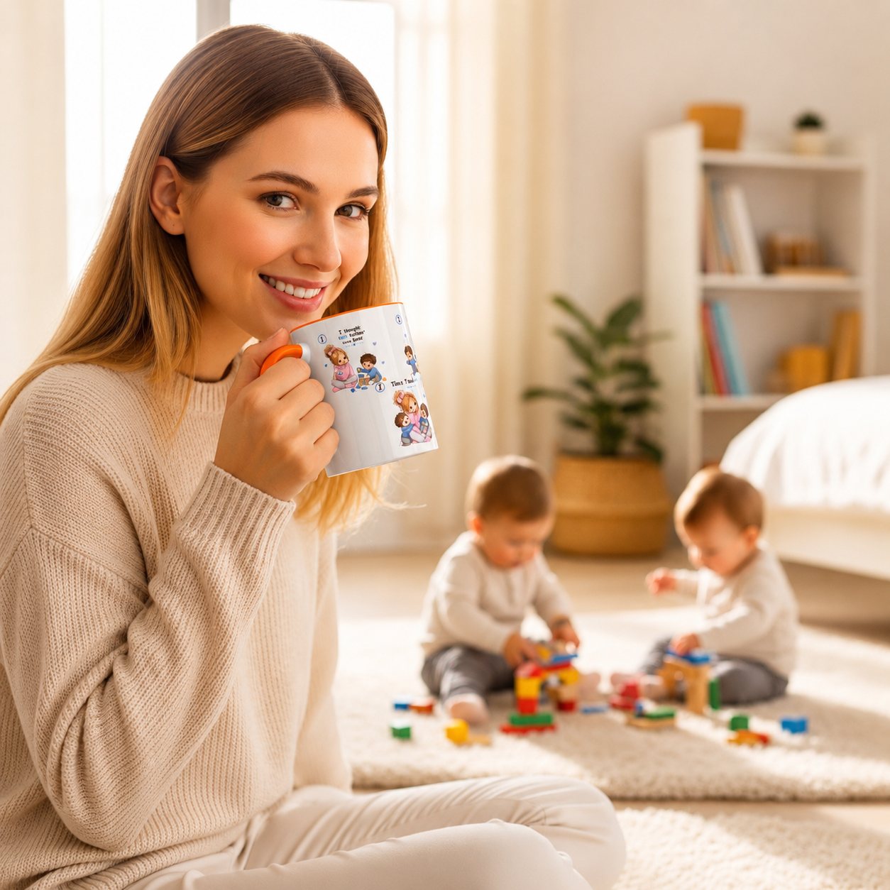 Double the Chaos, Double the Love Mug | Funny Gift for Twin Moms