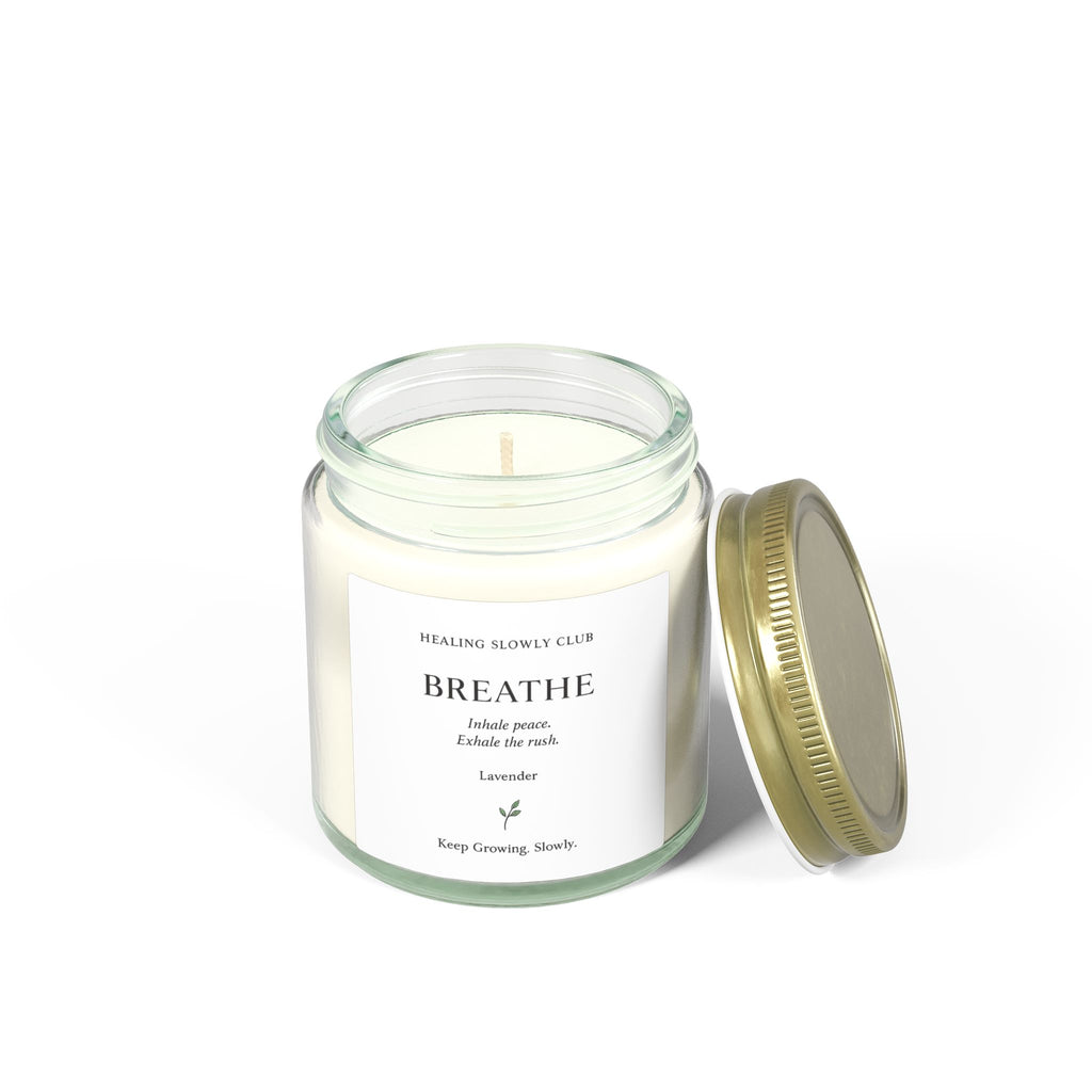 BREATHE Lavender Ritual Candle | Healing Slowly Club