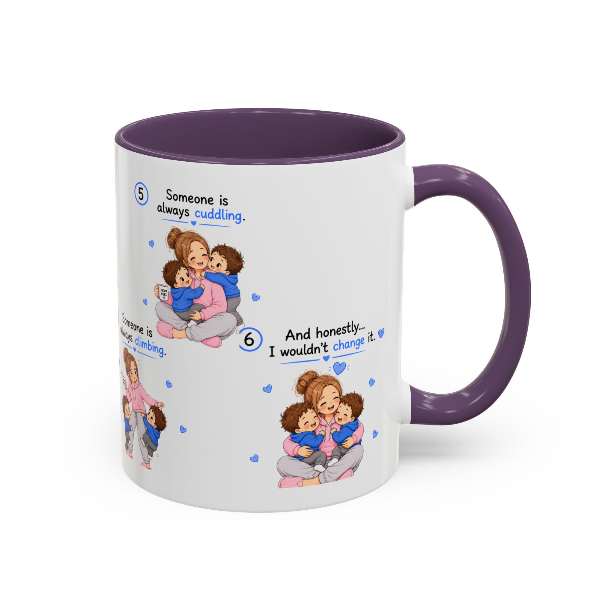 Someone Is Always Cuddling Mug | Twin Mom Gift