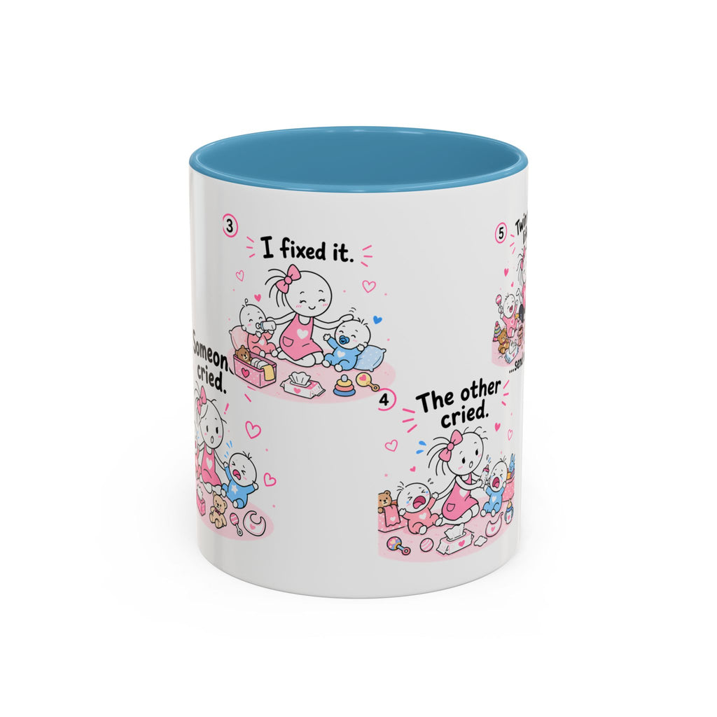 Twin Mom Coffee Mug | Funny Gift for Moms of Twins