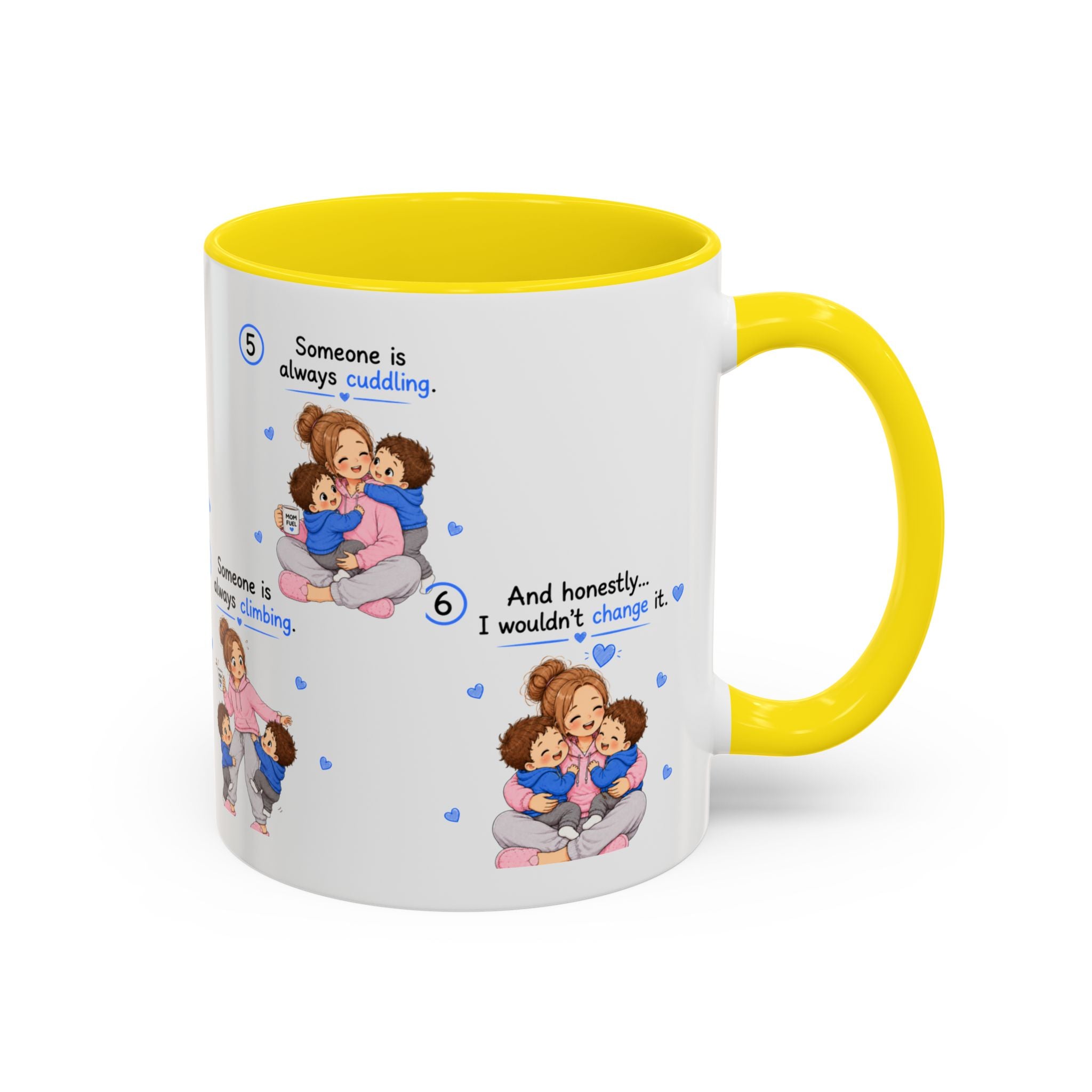 Someone Is Always Cuddling Mug | Twin Mom Gift