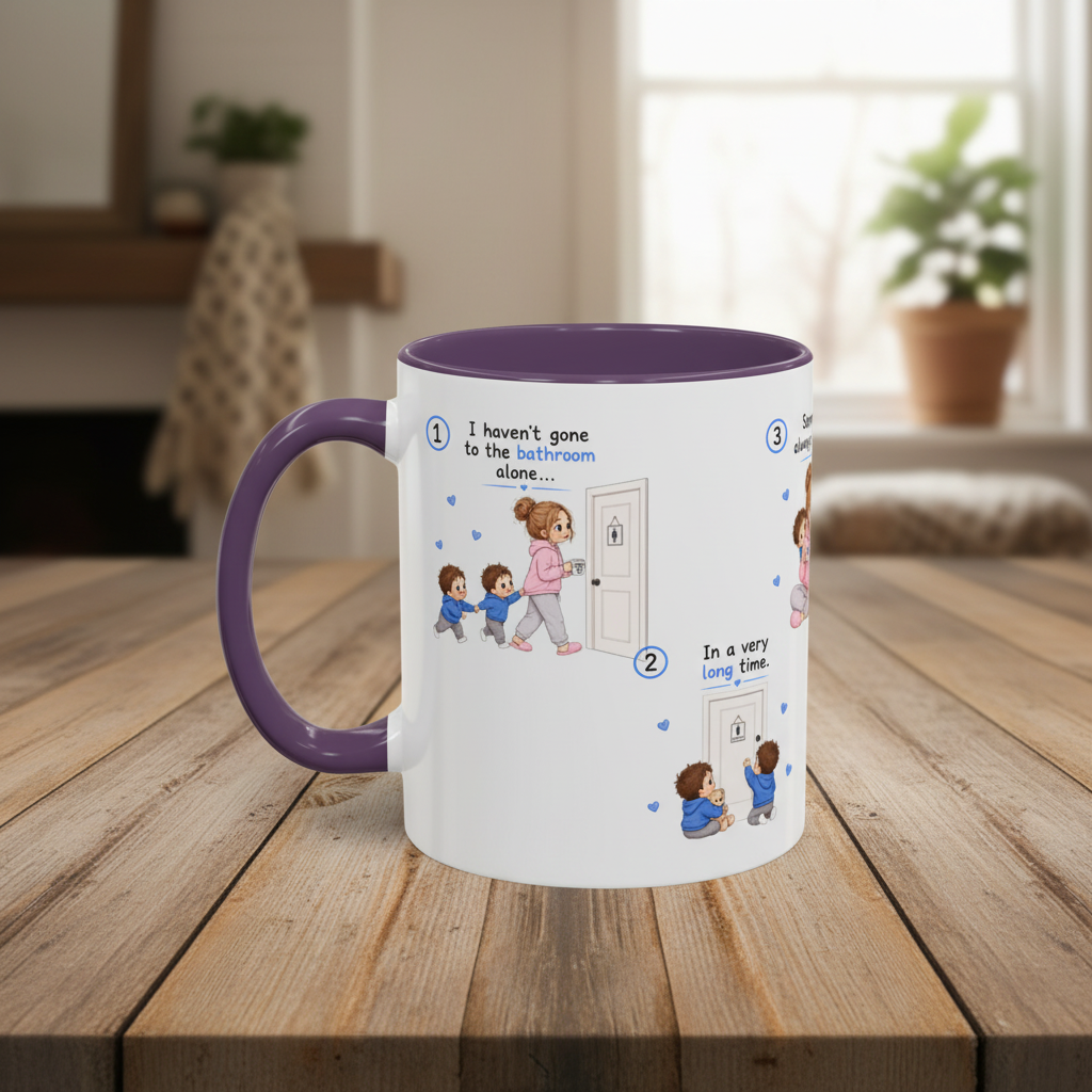 Someone Is Always Cuddling Mug | Twin Mom Gift