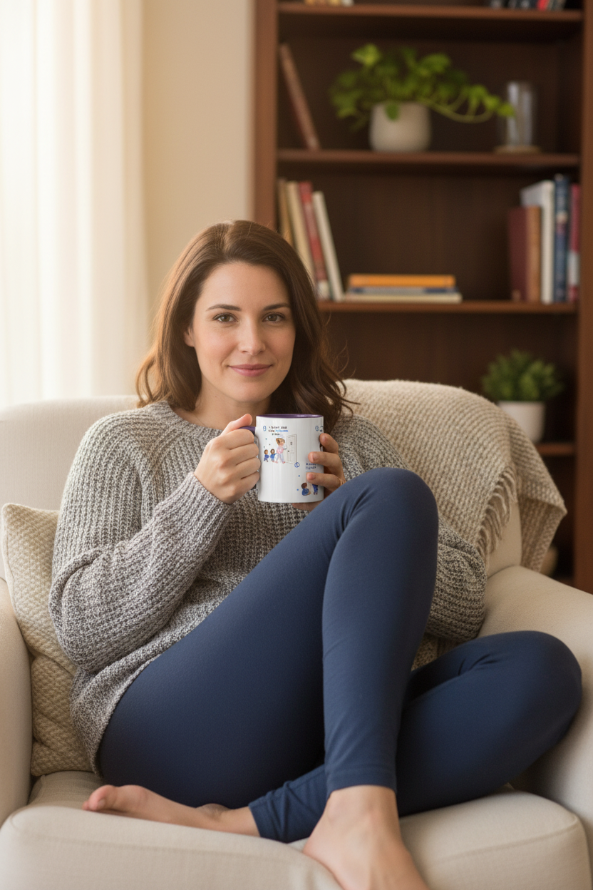Someone Is Always Cuddling Mug | Twin Mom Gift | Mom of Twins Coffee Mug | Cute Twin Mother Cup