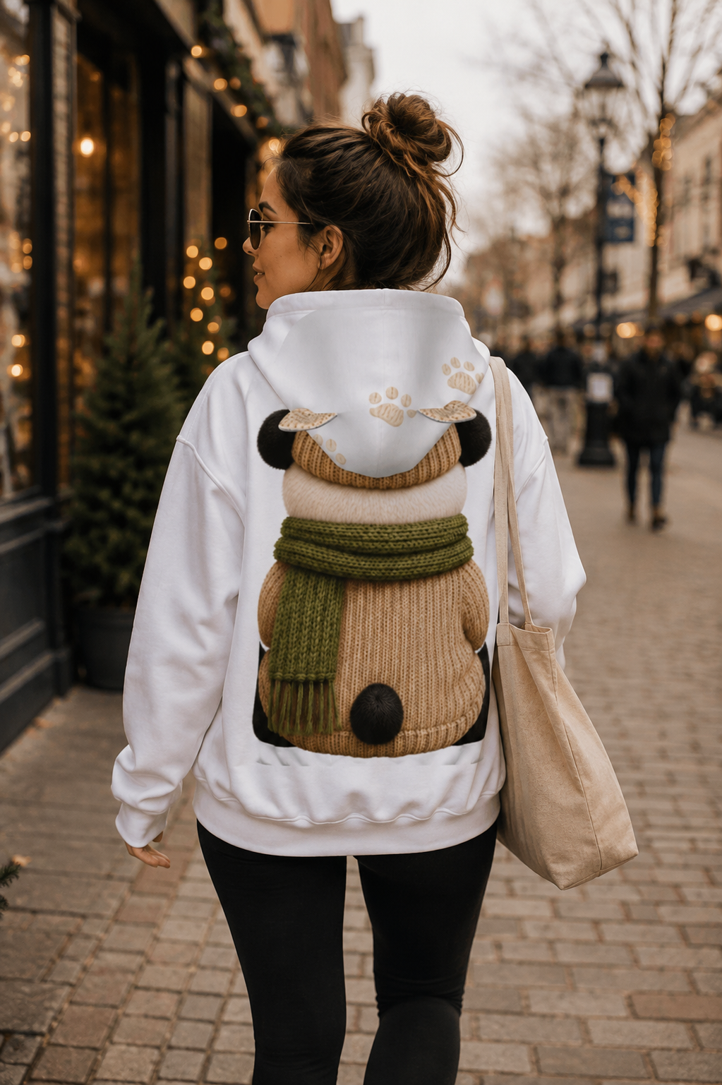 Cozy Panda Hoodie With Ears | Cute Kawaii Winter Hoodie