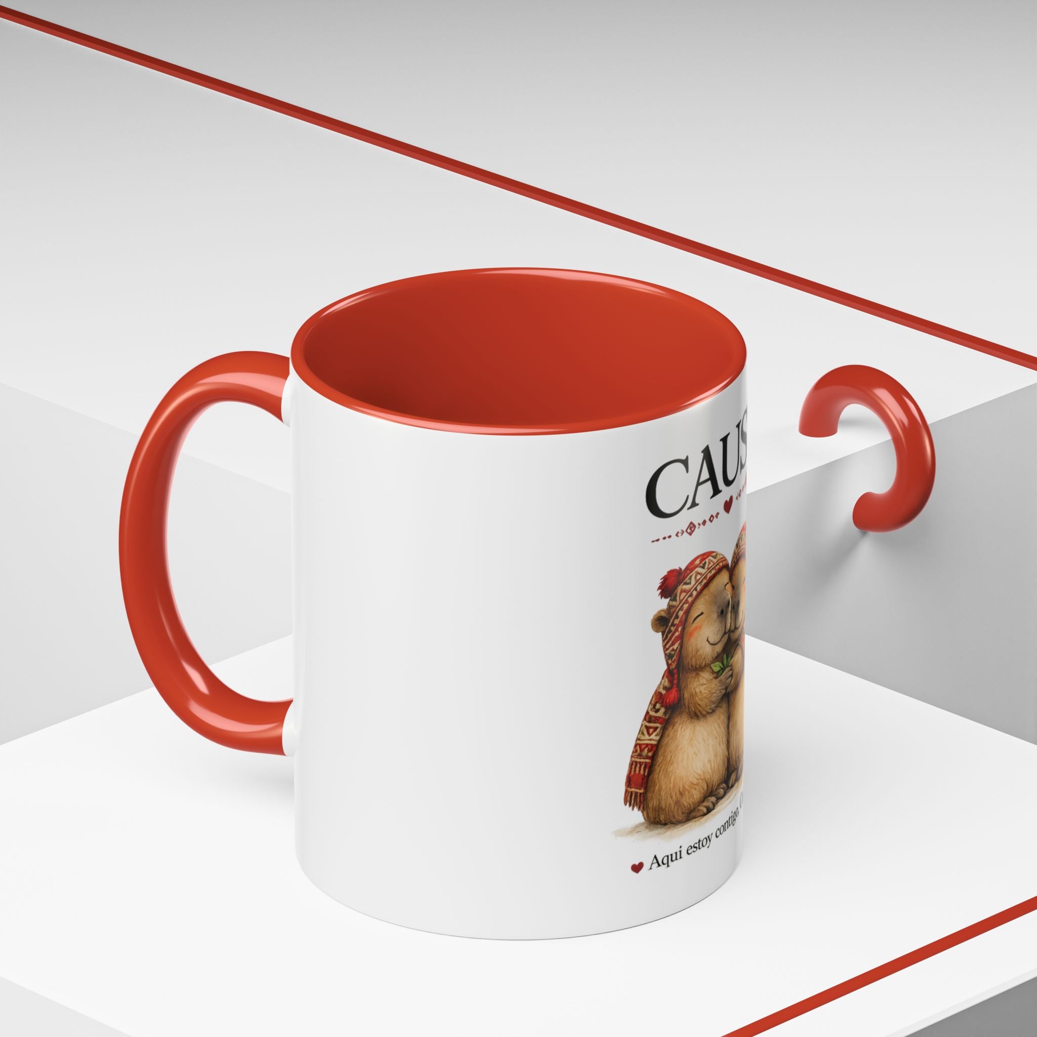 Capybara Friendship Mug – “CAUSA” | Here I’m With You, Causa | Peruvian Soul™