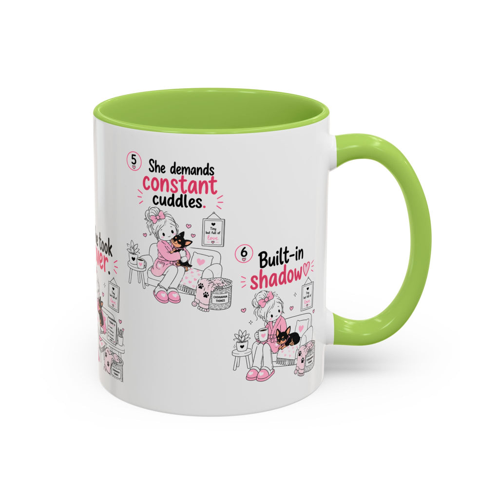 She Demands Constant Cuddles Mug | Chihuahua Mom Gift | Funny Dog Mom Coffee Cup