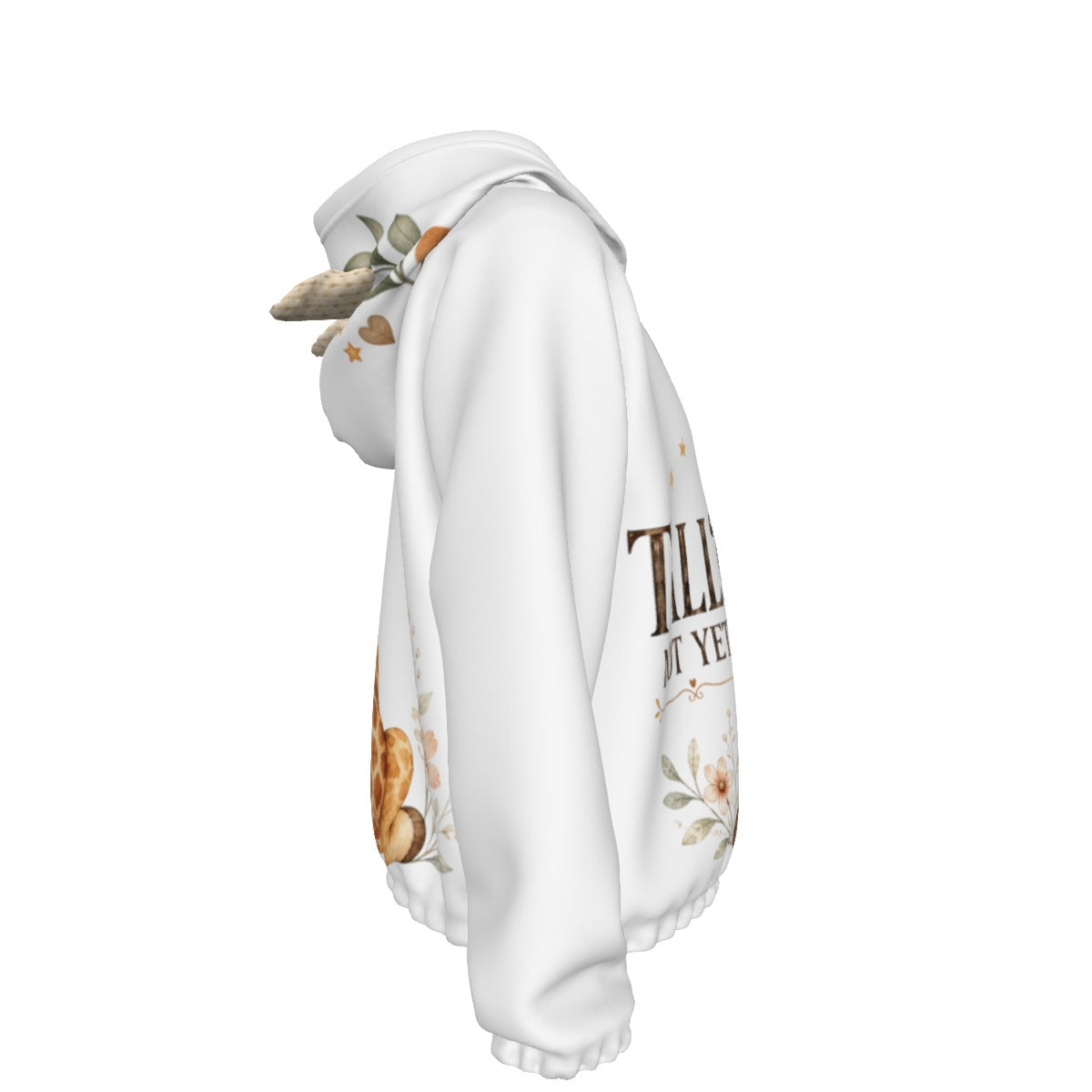 Kids “Tall? Not Yet.” Giraffe Borg Fleece Hoodie