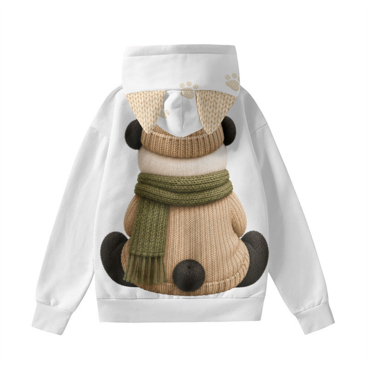 Cozy Panda Hoodie With Ears | Cute Kawaii Winter Hoodie