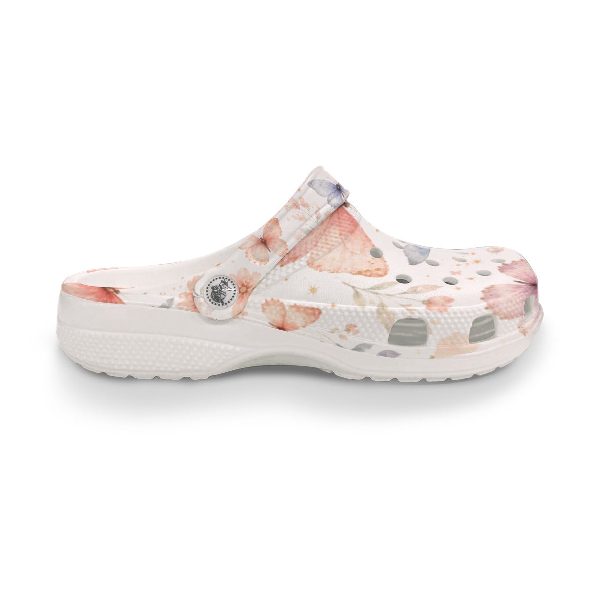 Butterfly Garden Comfort Clogs – Floral Everyday Shoes