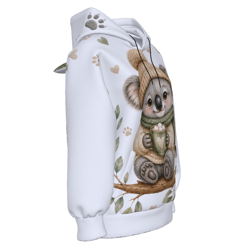 All-Over Print Women’s Hoodie With Decorative Ears