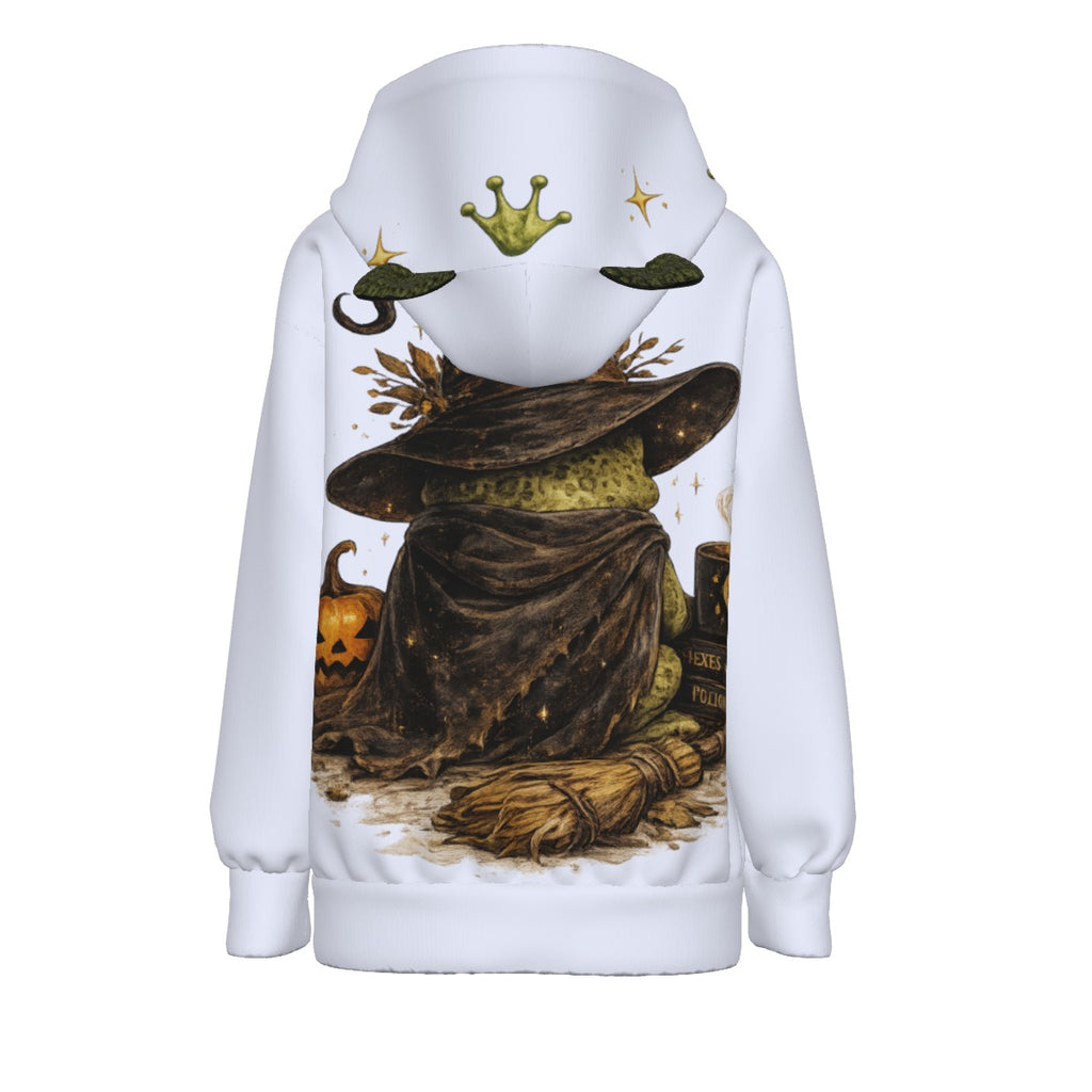 All-Over Print Women’s Hoodie With Decorative Ears