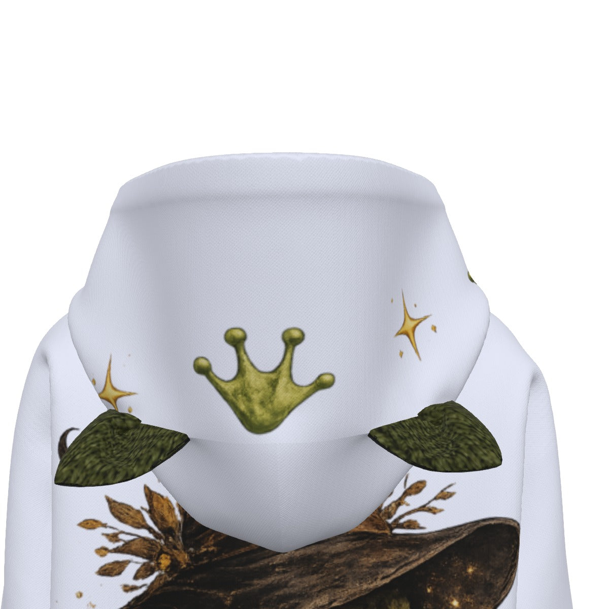 All-Over Print Women’s Hoodie With Decorative Ears