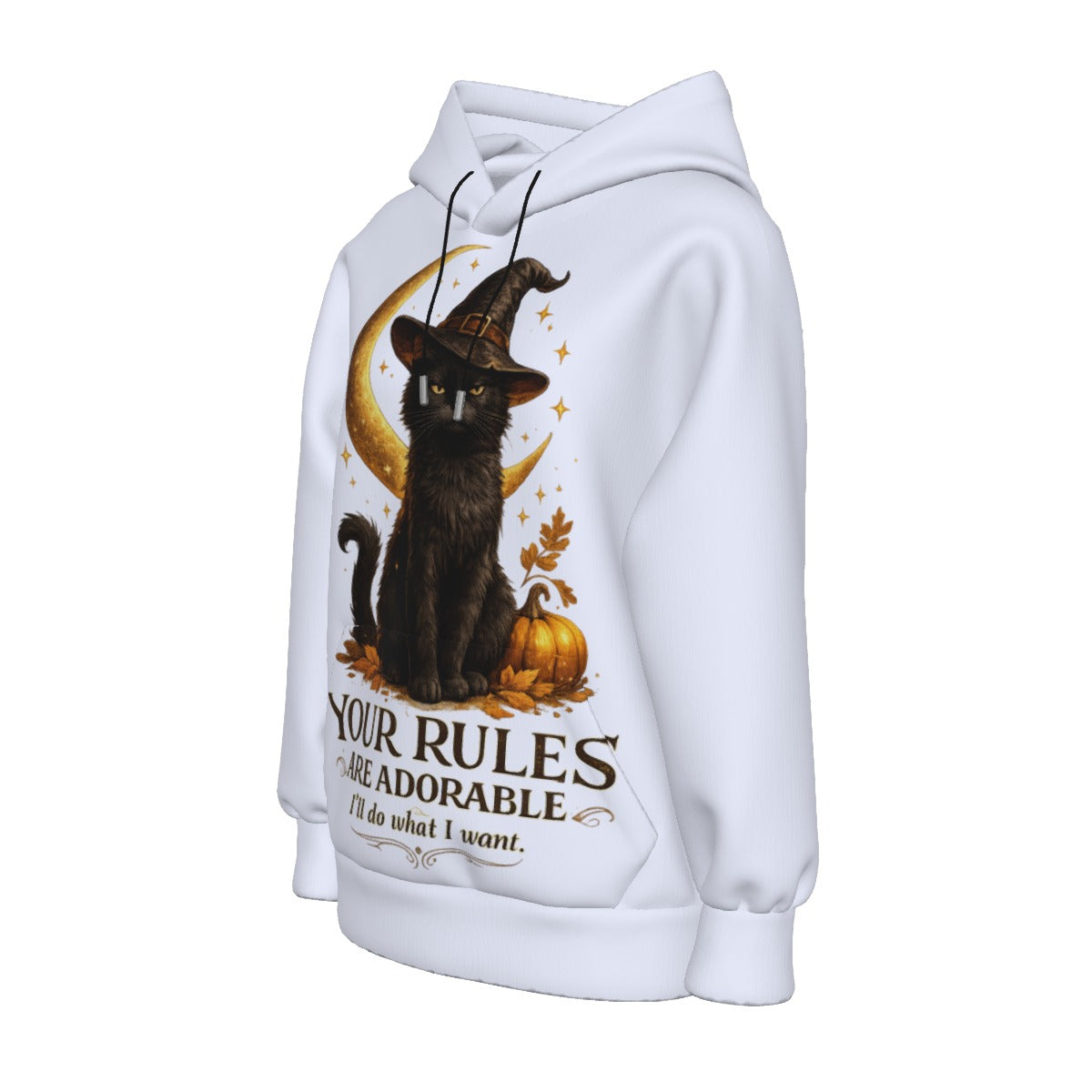 All-Over Print Women’s Hoodie With Decorative Ears