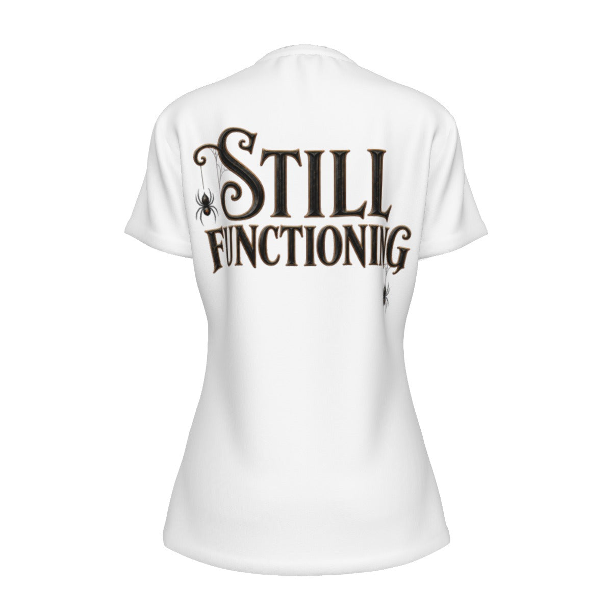 All-Over Print Women's Round Neck T-Shirt | 190GSM Cotton