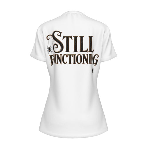 All-Over Print Women's Round Neck T-Shirt | 190GSM Cotton
