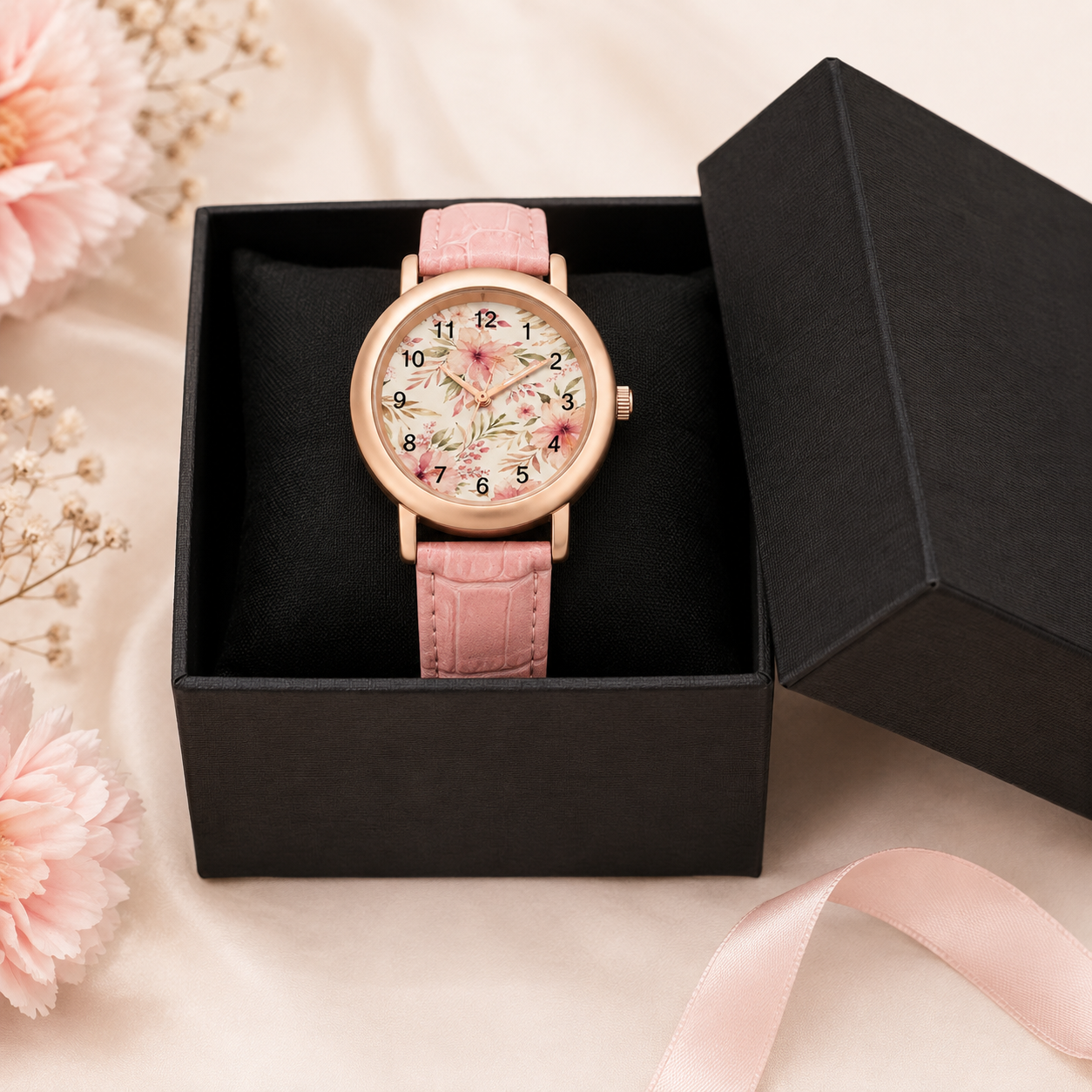 Blush Bloom Floral Women’s Watch