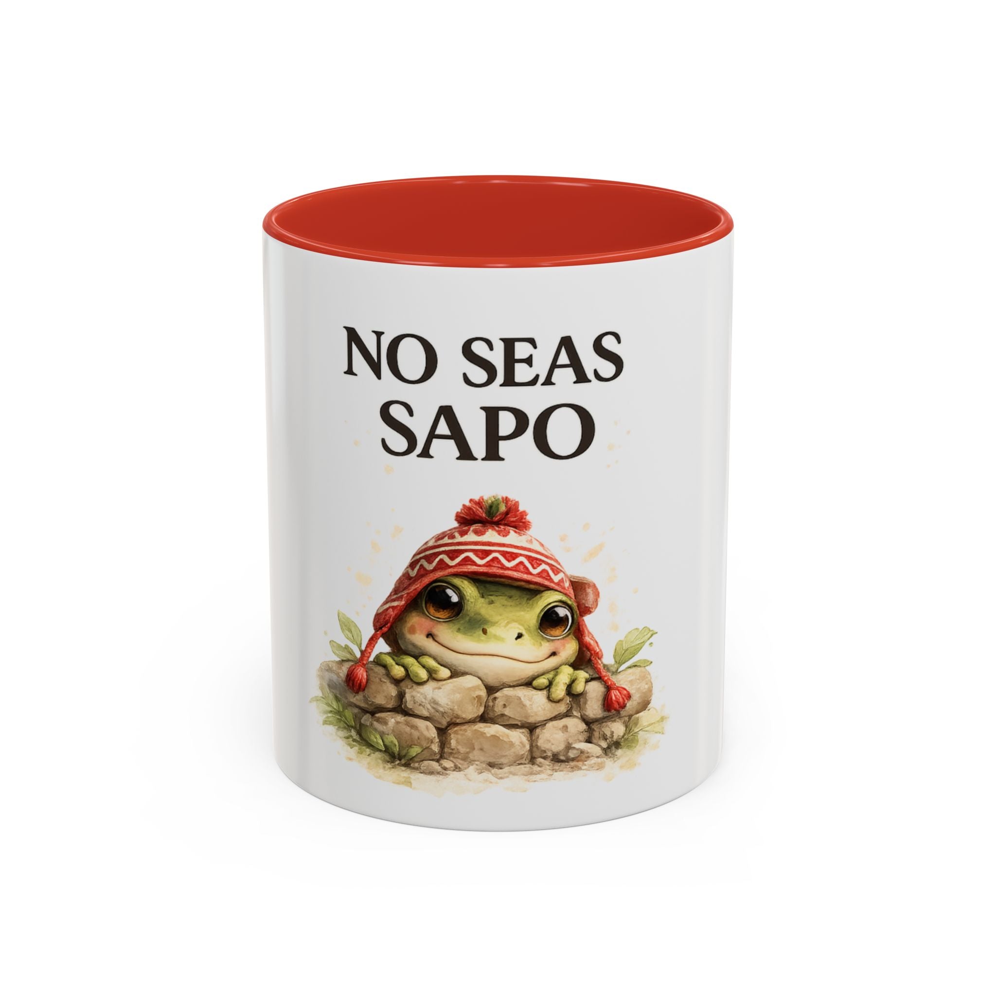 No Seas Sapo Peruvian Frog Mug – Funny Spanish Slang Gift 11oz