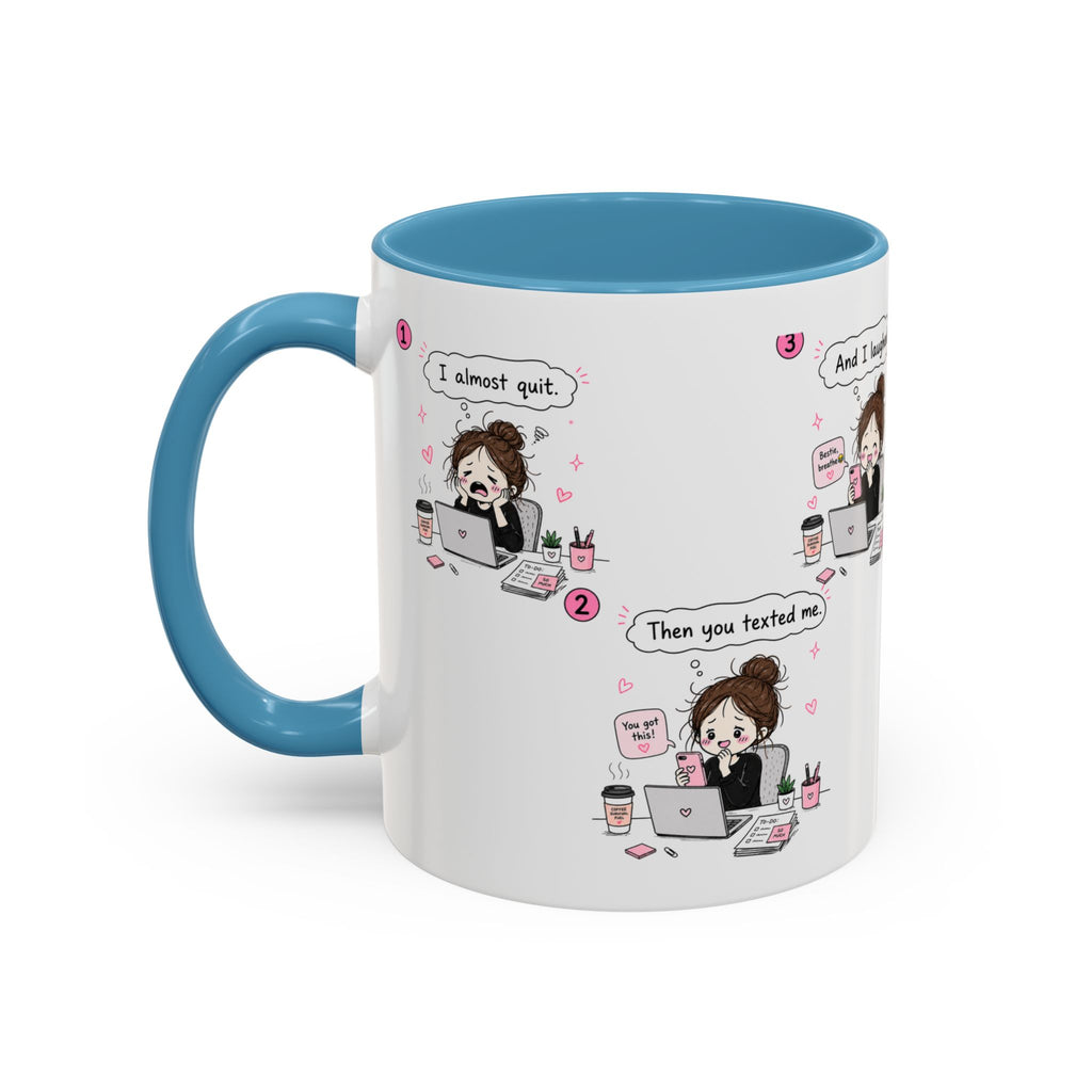 Work Bestie Coffee Mug | Funny Coworker Gift