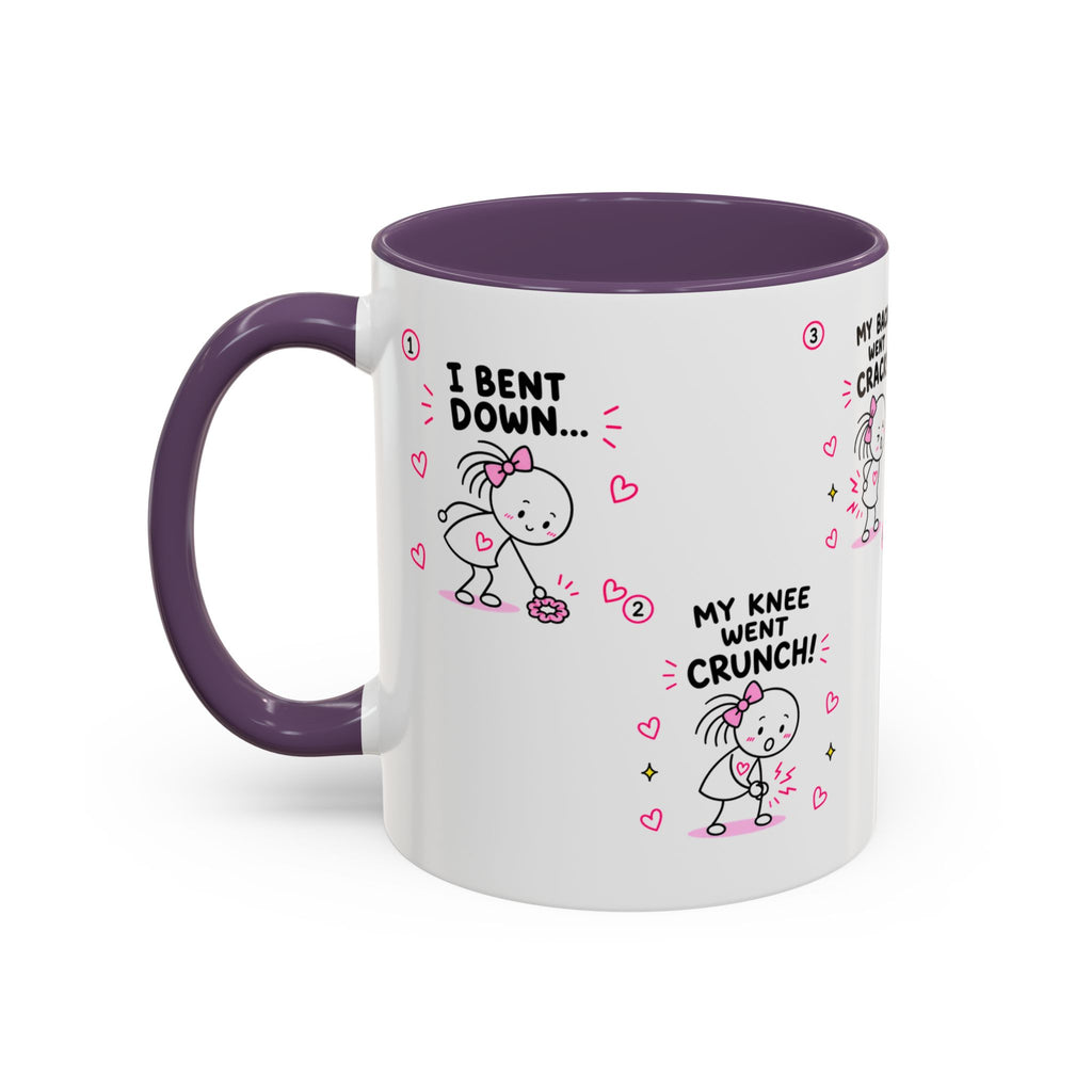 Crunchy Girl Mug | Funny Spine Puns Gift