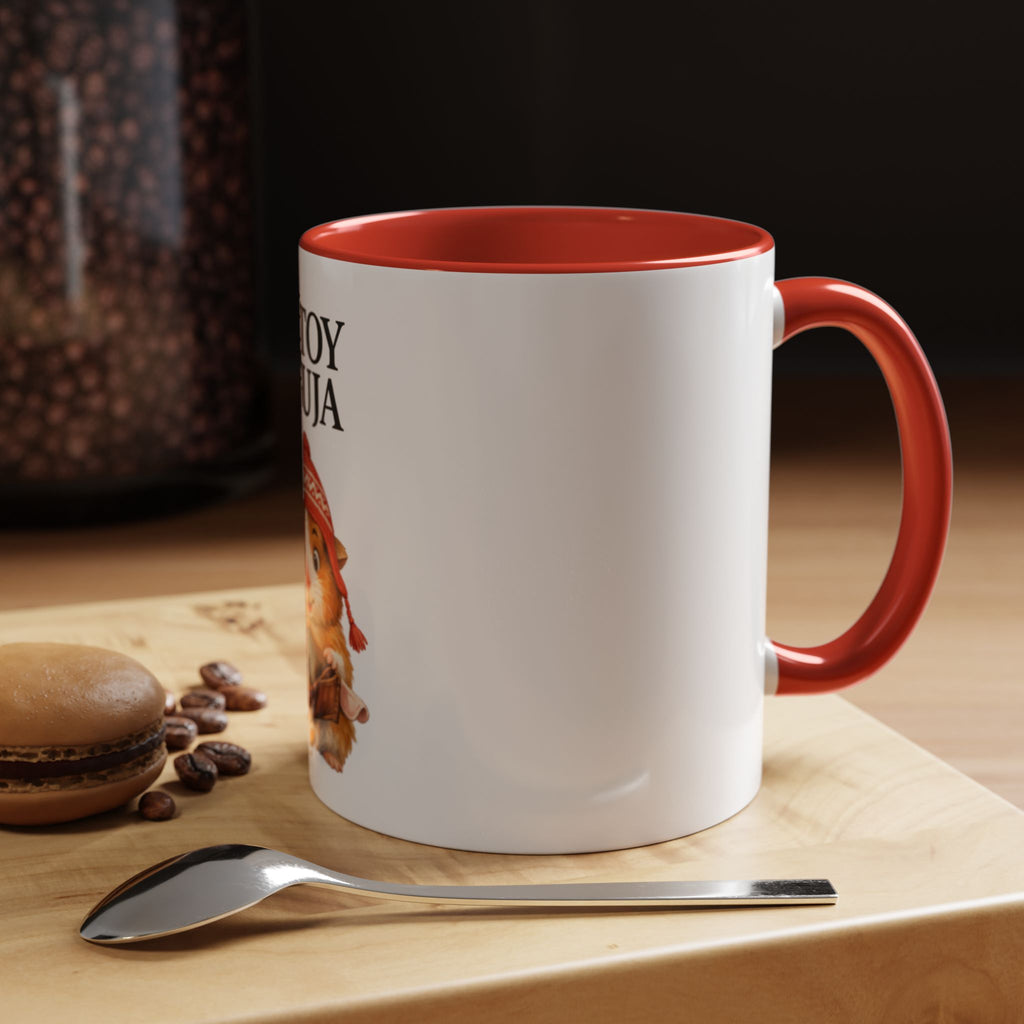Estoy Aguja Guinea Pig Coffee Mug — Cute Spanish Quote Accent Mug (11/15oz)