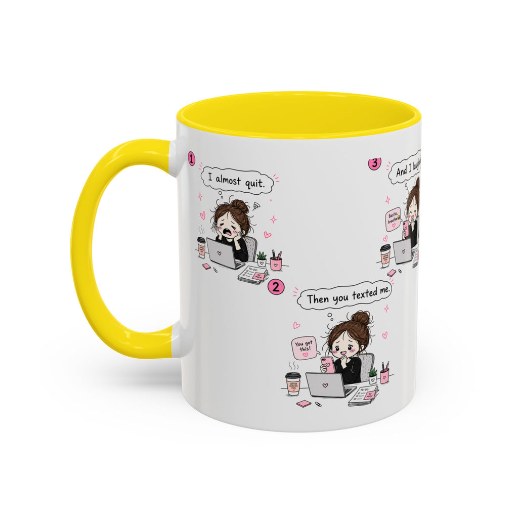 Work Bestie Coffee Mug | Funny Coworker Gift
