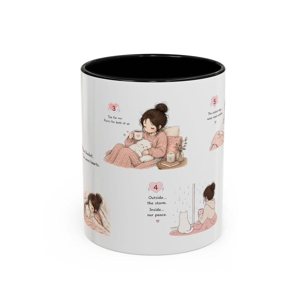 Cozy Self-Care Routine Mug | Cute Self Care Coffee Mug | Cozy Morning Gift | Doodle Story Mug | Healing Slowly Club
