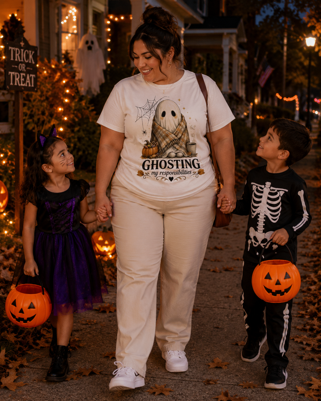 Ghosting My Responsibilities™ Cute Halloween T-Shirt