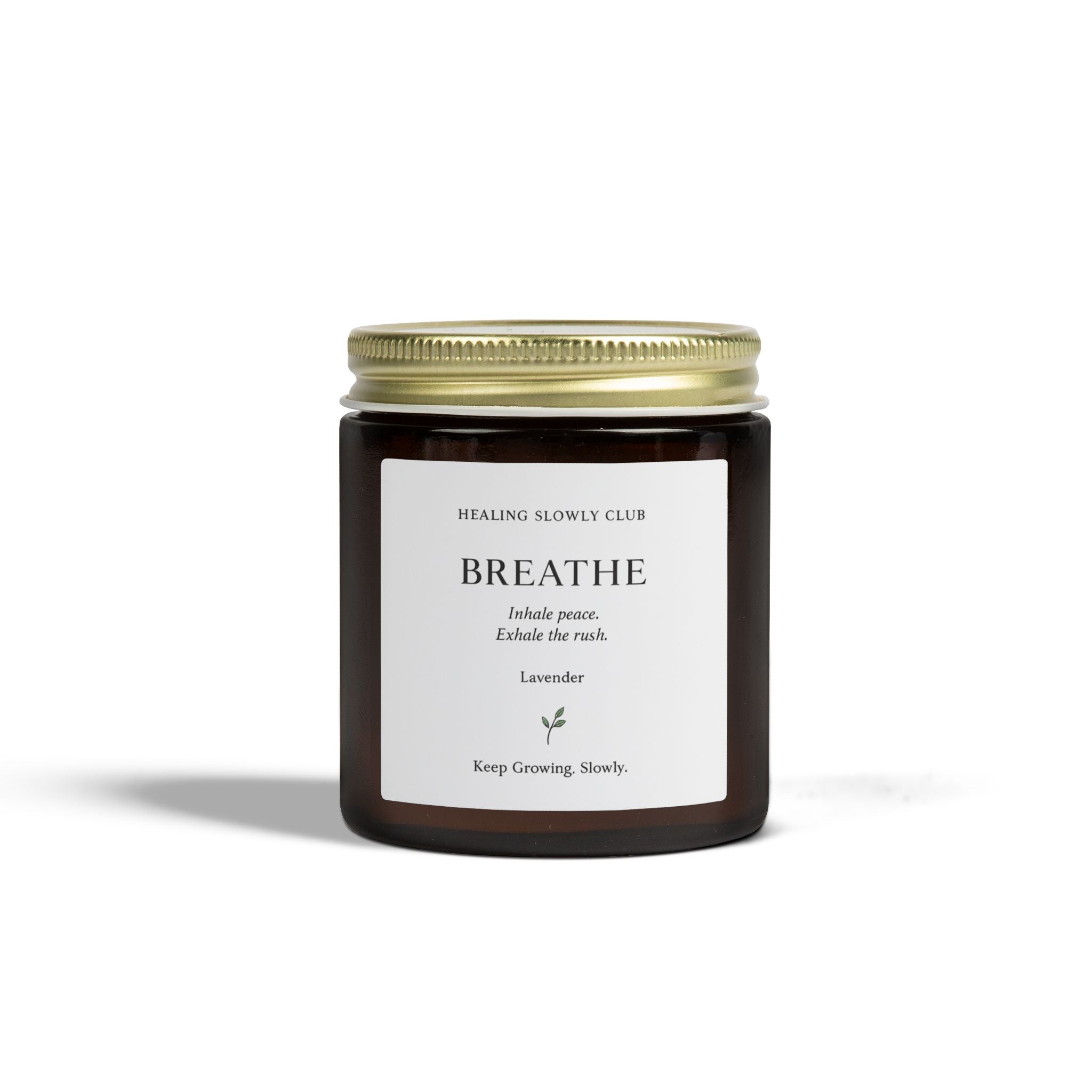 BREATHE Lavender Ritual Candle | Healing Slowly Club