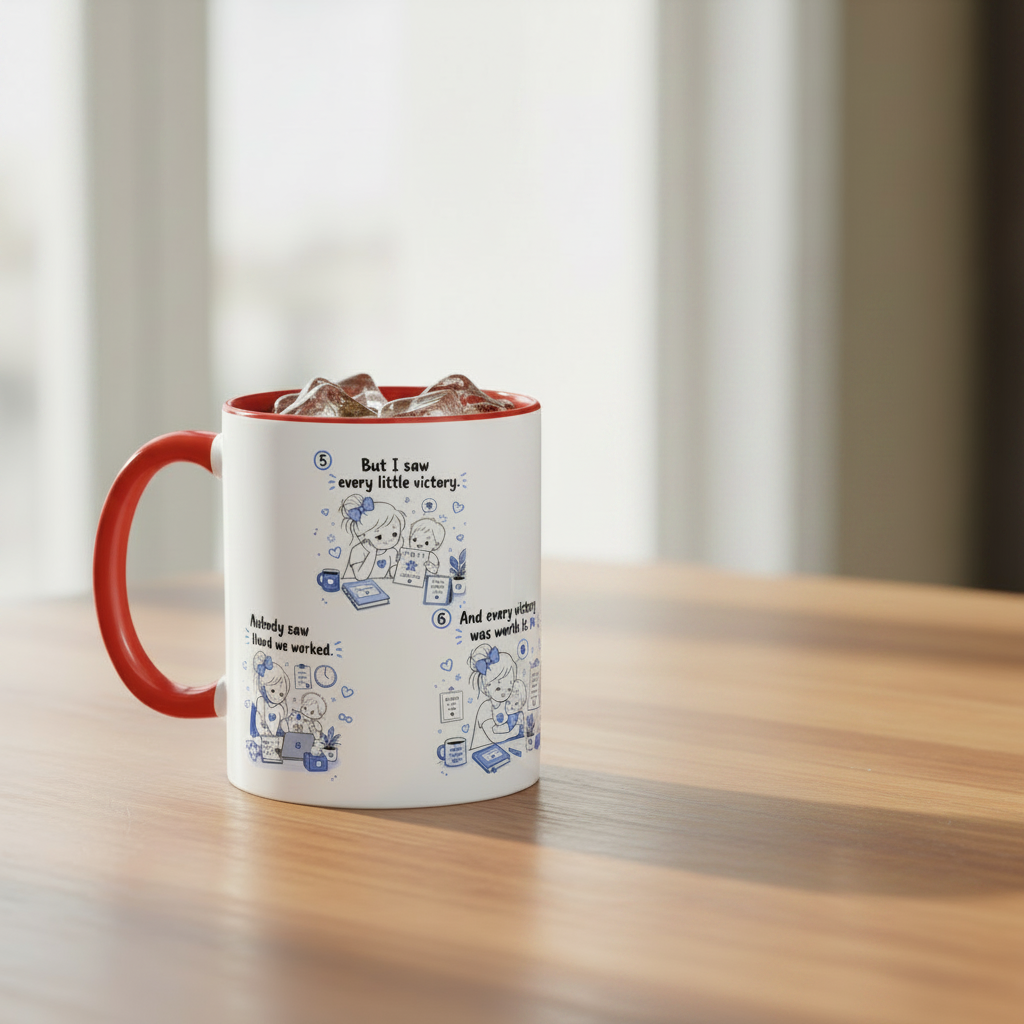 Autism Mom Coffee Mug Every Little Victory Matters