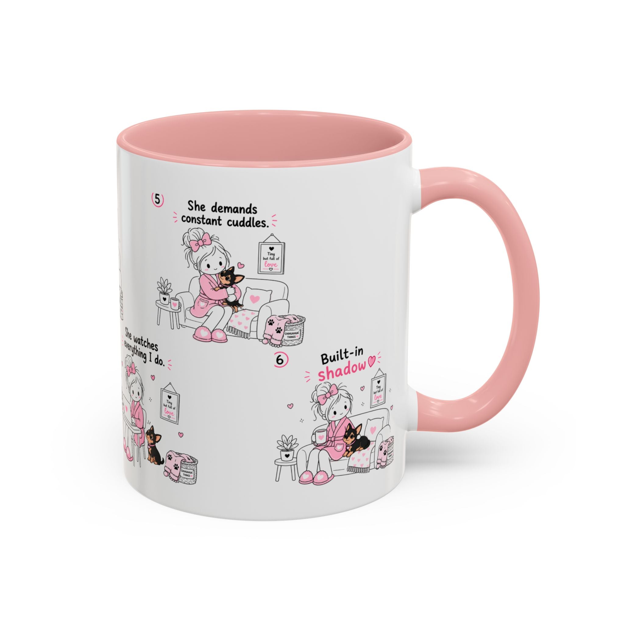 Chihuahua Mom Mug Tiny Dog Big Love Coffee Cup Cute Chihuahua Gift