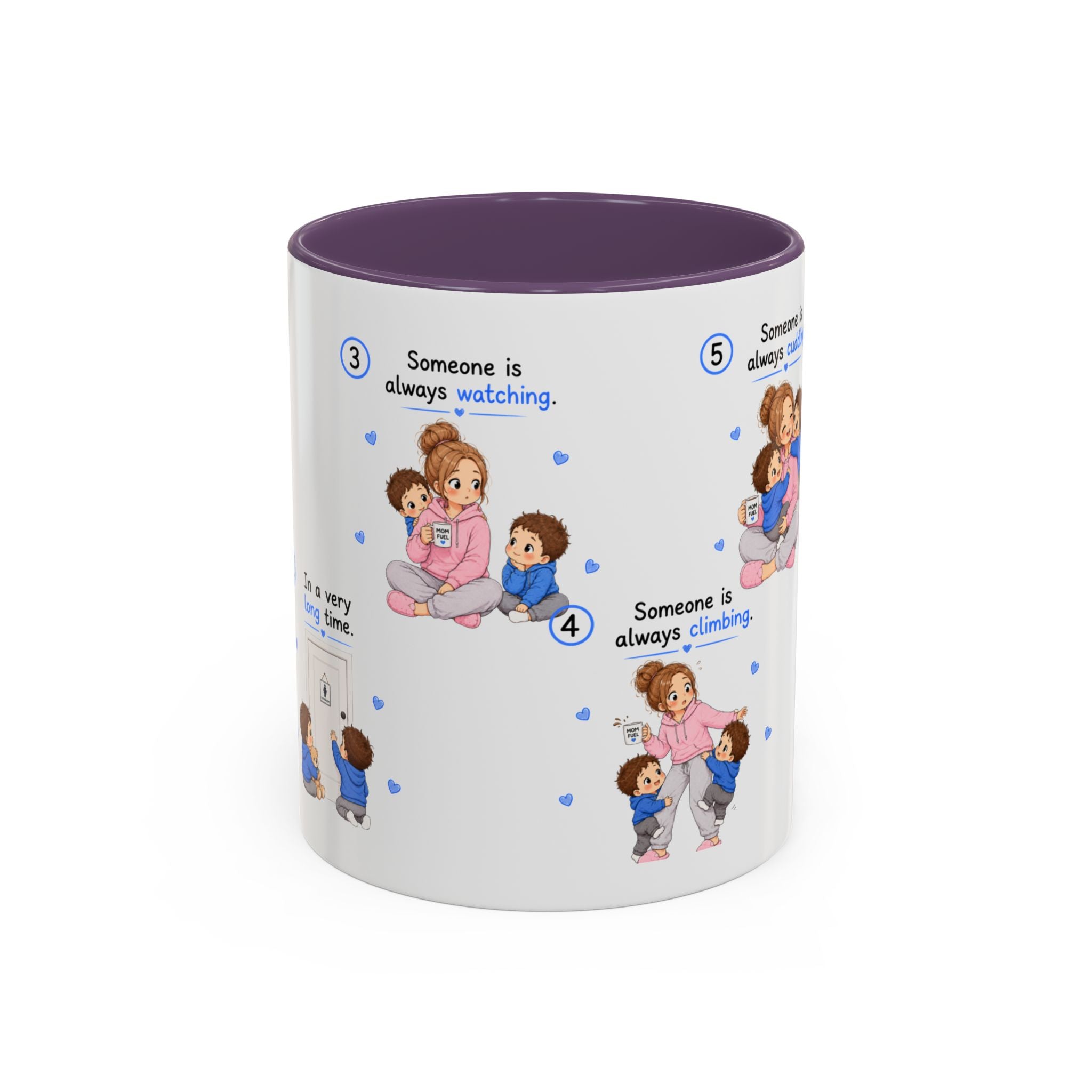 Someone Is Always Cuddling Mug | Twin Mom Gift