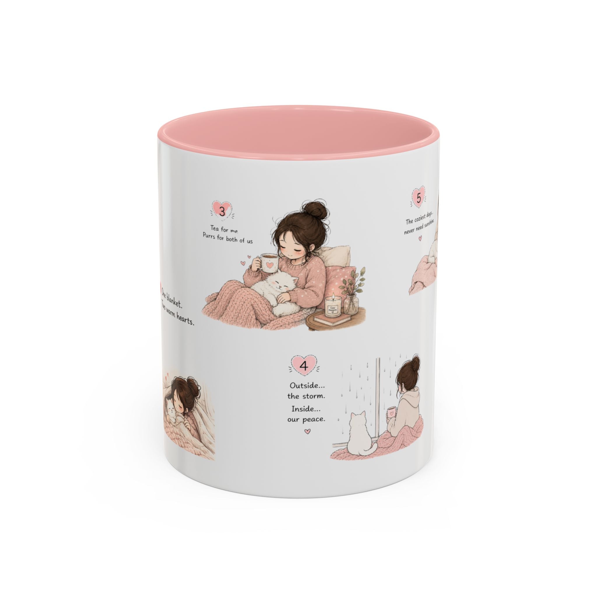 Cozy Self-Care Routine Mug | Cute Self Care Coffee Mug | Cozy Morning Gift | Doodle Story Mug | Healing Slowly Club