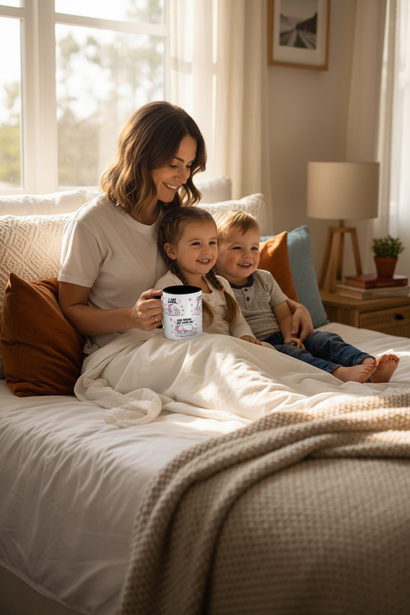 I Was Recharging Mug | Funny Mom Coffee Mug | Tired Mom Gift
