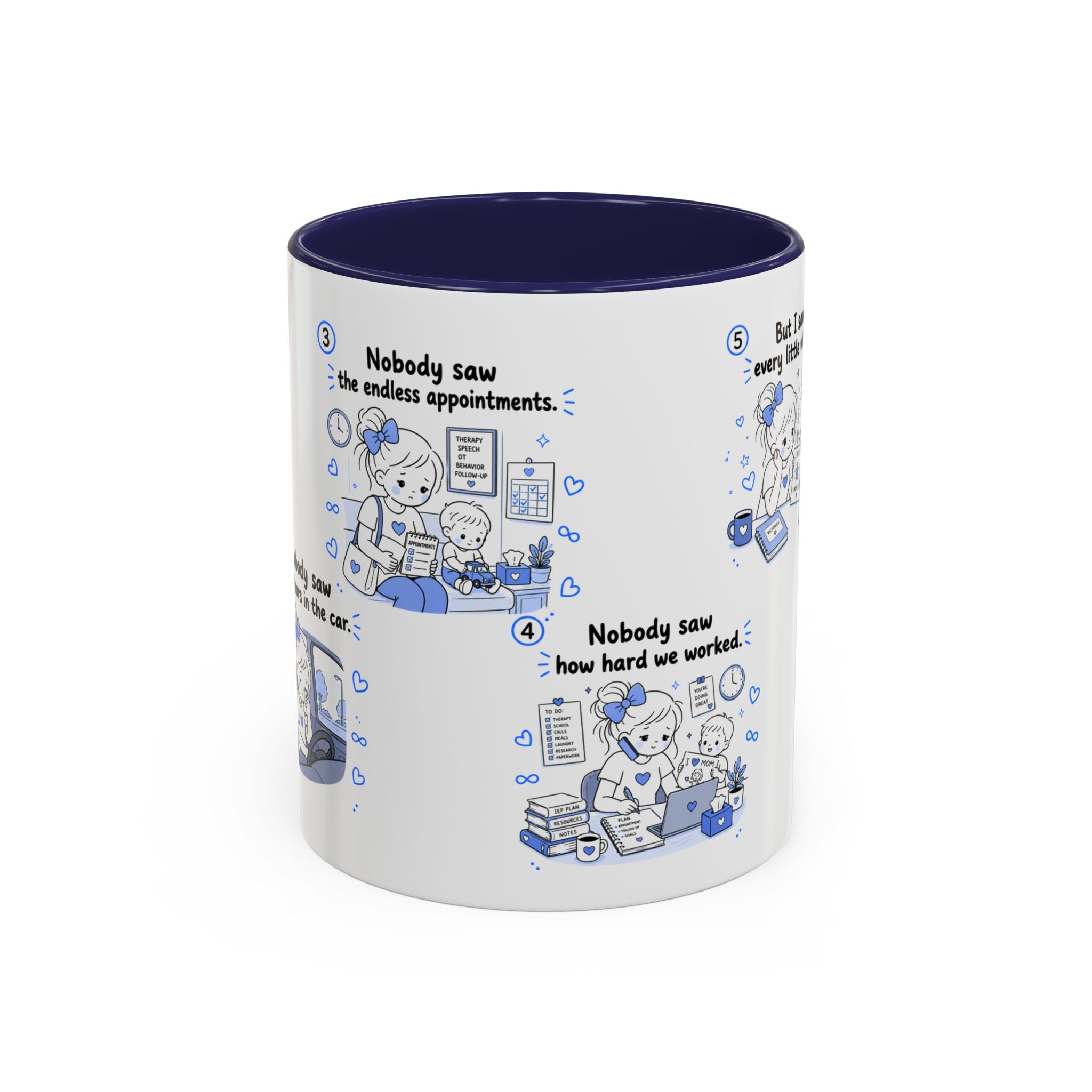 Autism Mom Coffee Mug Every Little Victory Matters