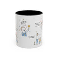 Heartfelt Mother and Child Illustration Mug | Accent Coffee Mug