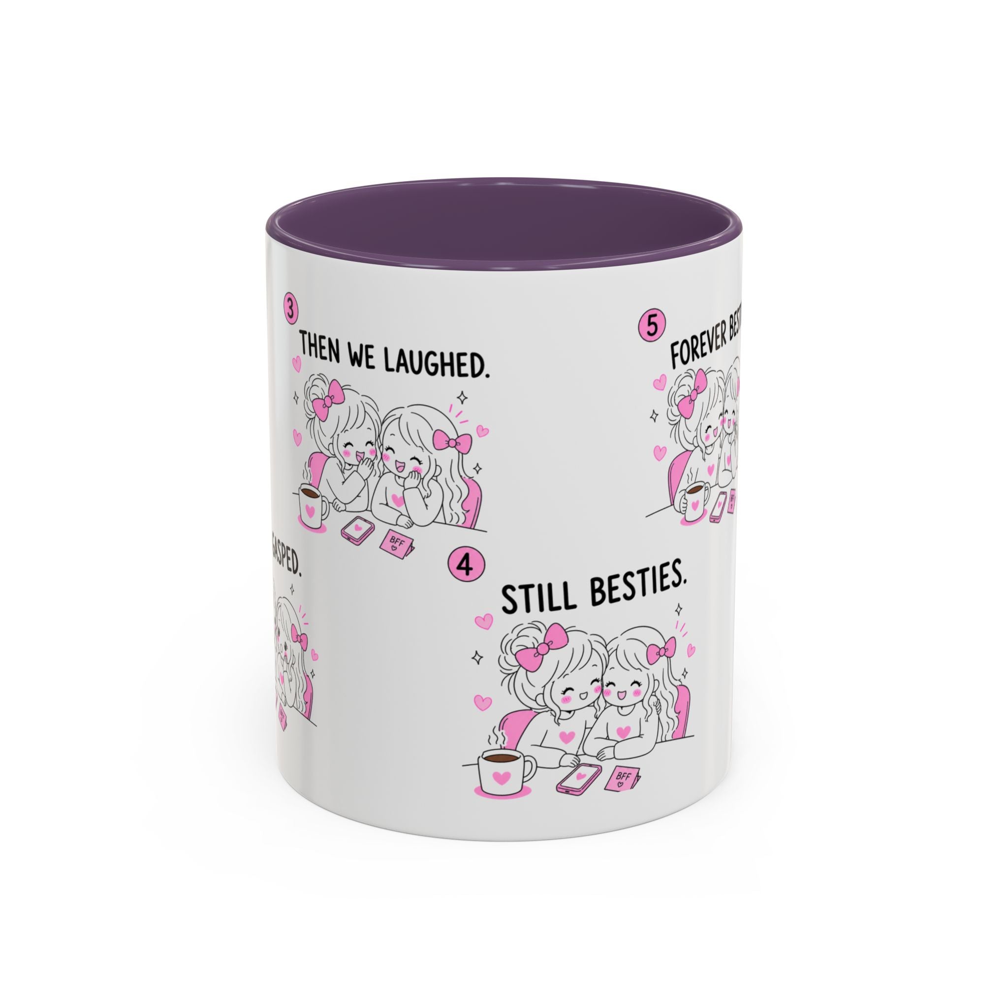Best Friends Mug | Funny Bestie Gift | Cute Friendship Coffee Mug