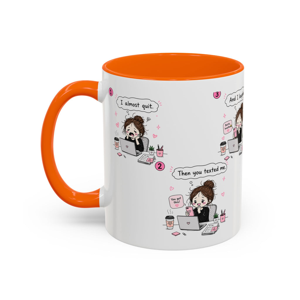Work Bestie Coffee Mug | Funny Coworker Gift