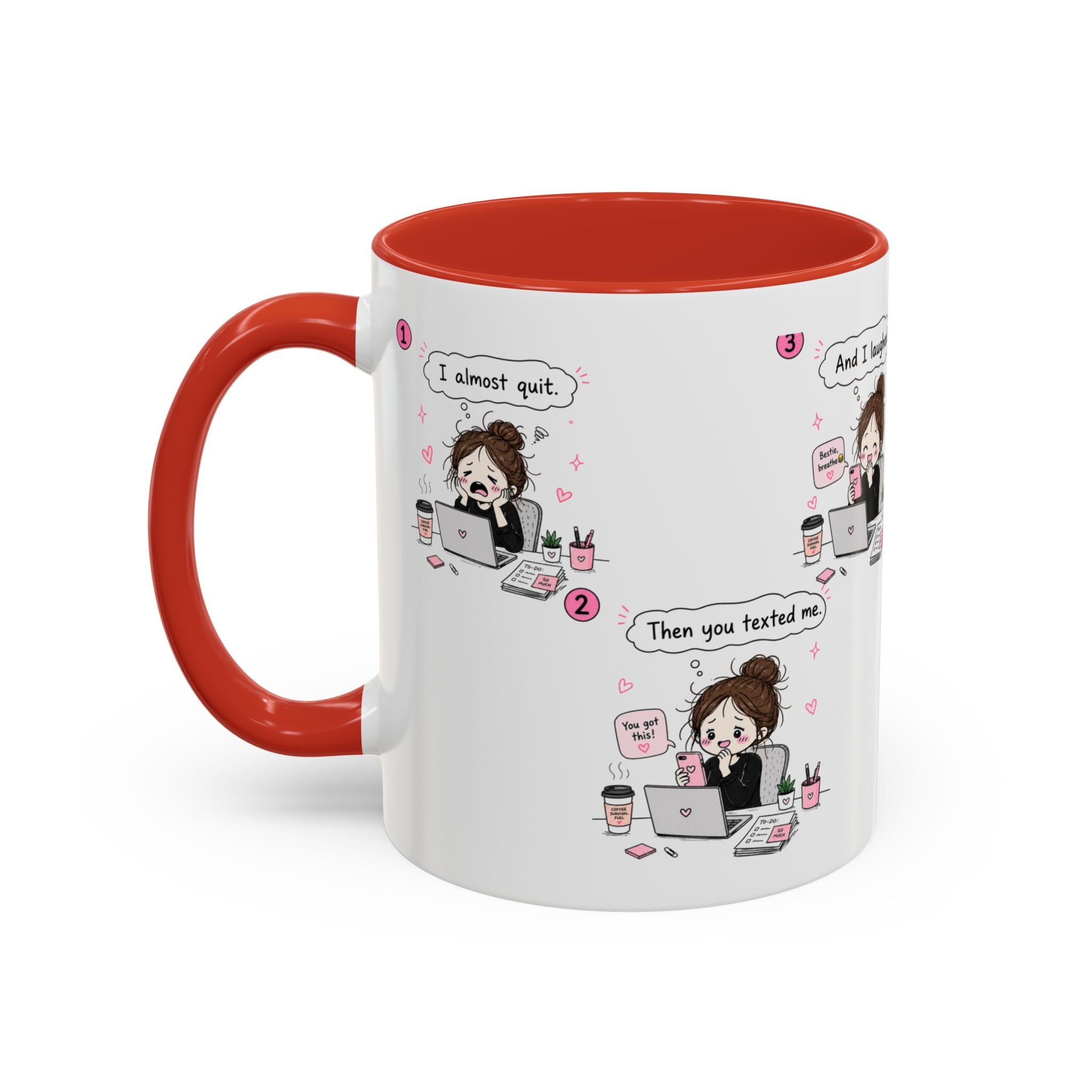 Work Bestie Coffee Mug | Funny Coworker Gift