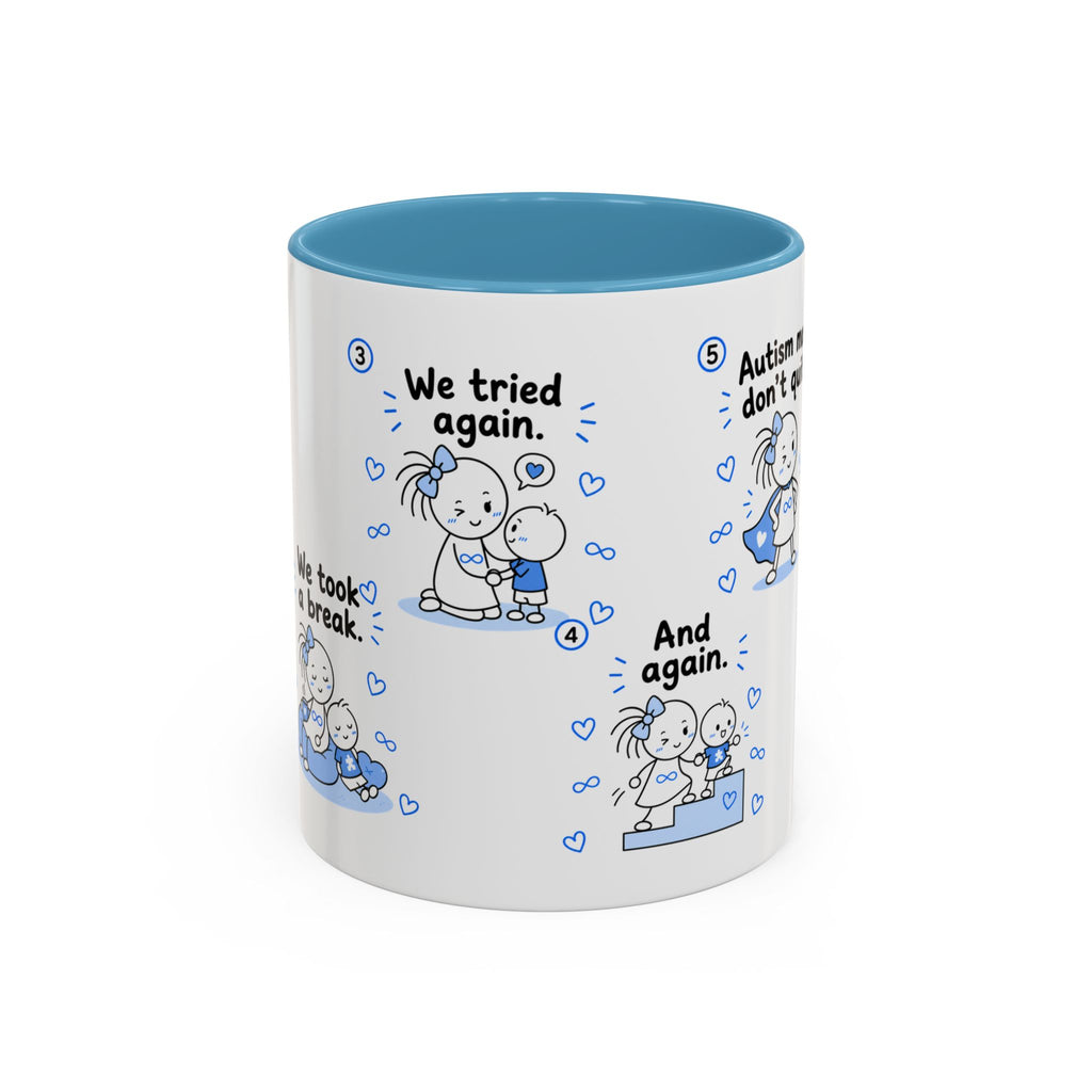 Autism Mom Don’t Quit Mug | Encouragement Gift for Autism Moms